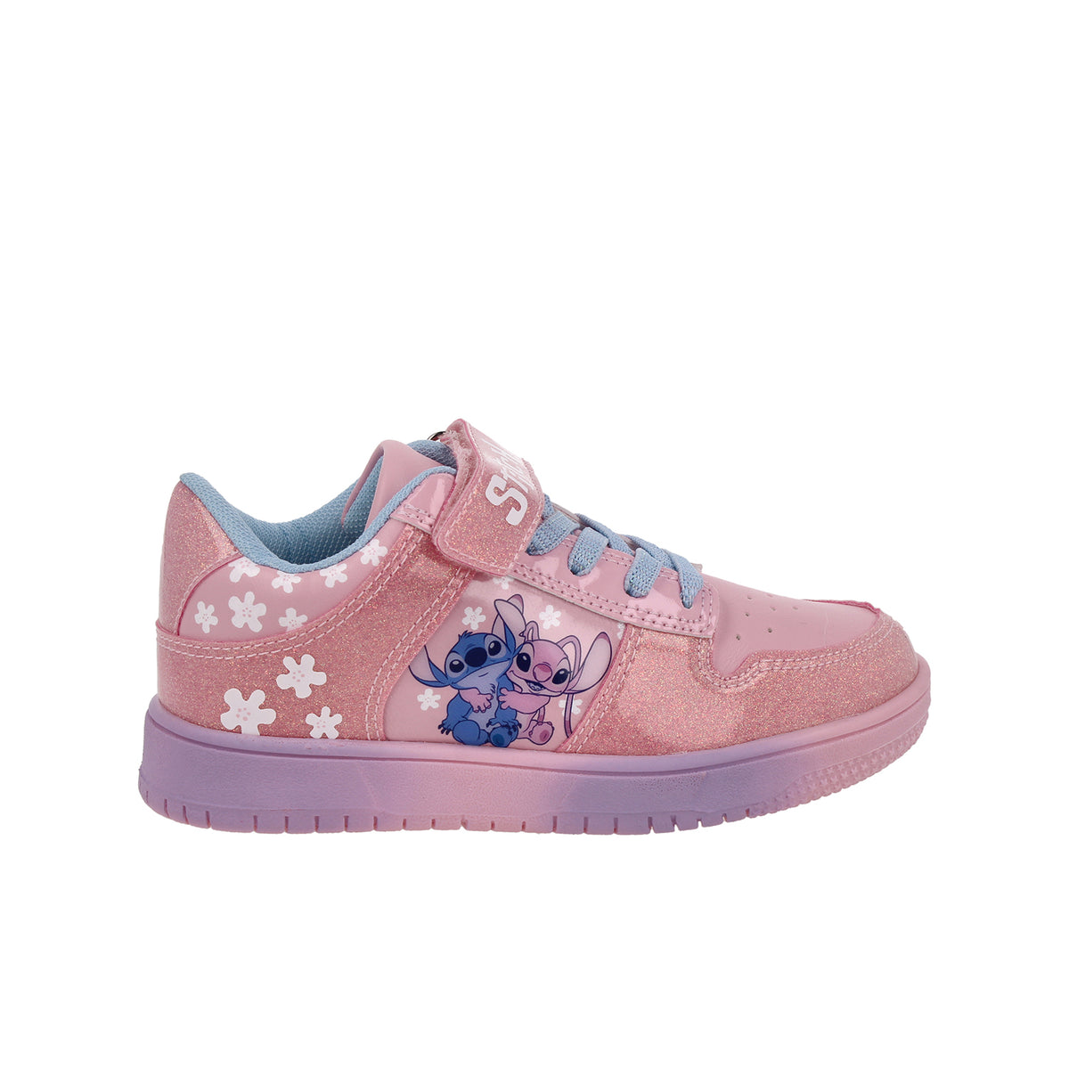 Tenis Vazza color Rosa con Stich para Junior Niña