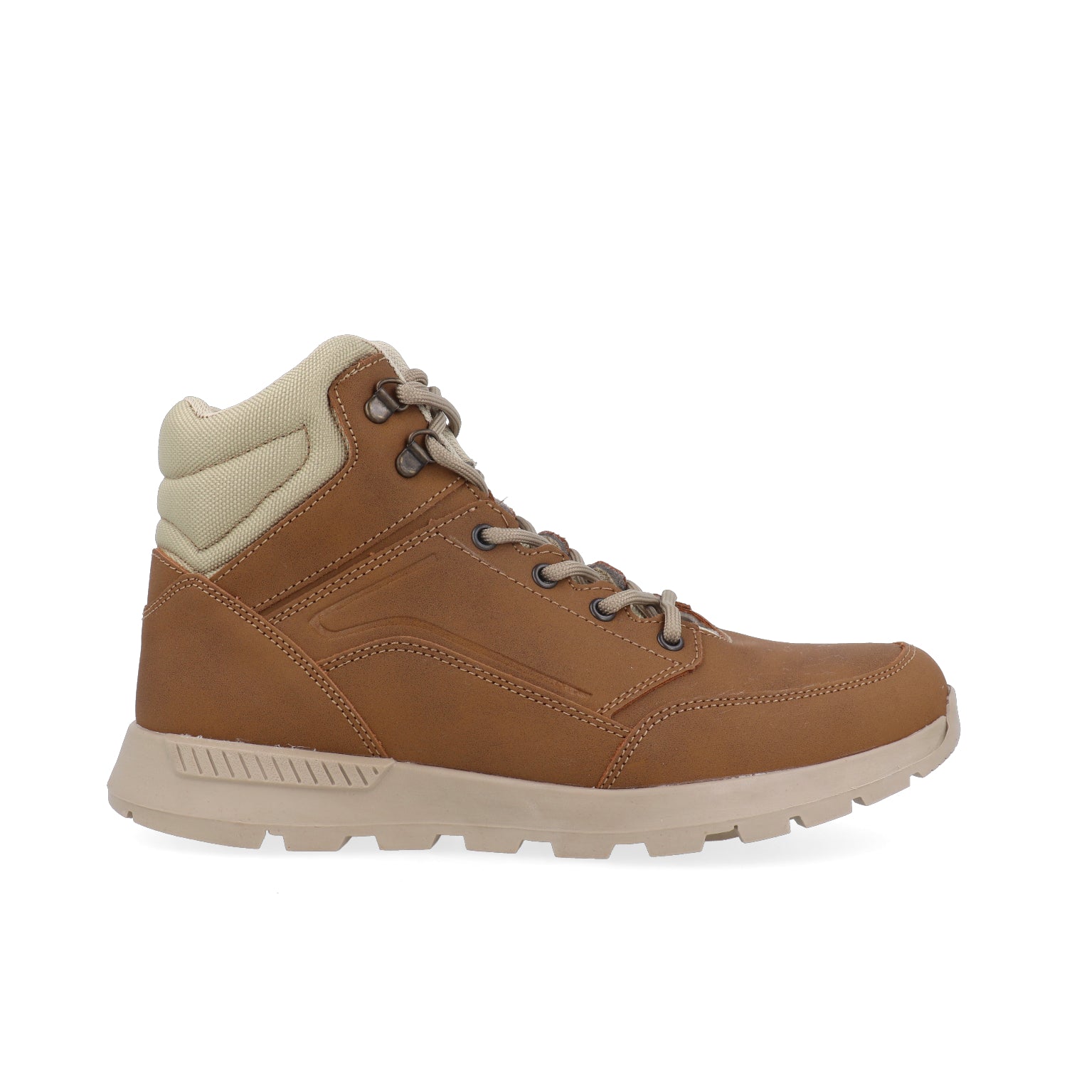 Botin Tipo Industrial Vazza color Café para Hombre