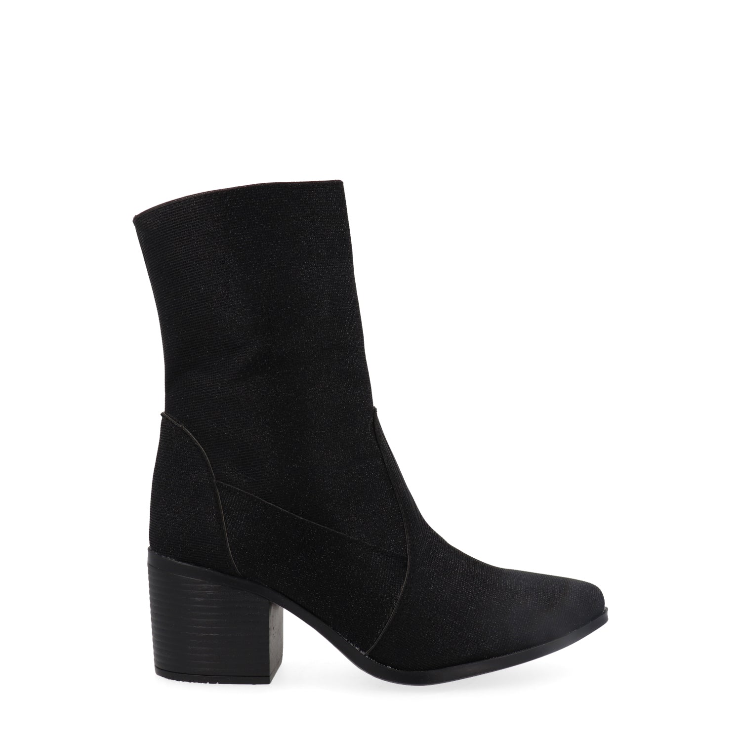 Botin de TacÃ³n Vazza color Negro para Mujer