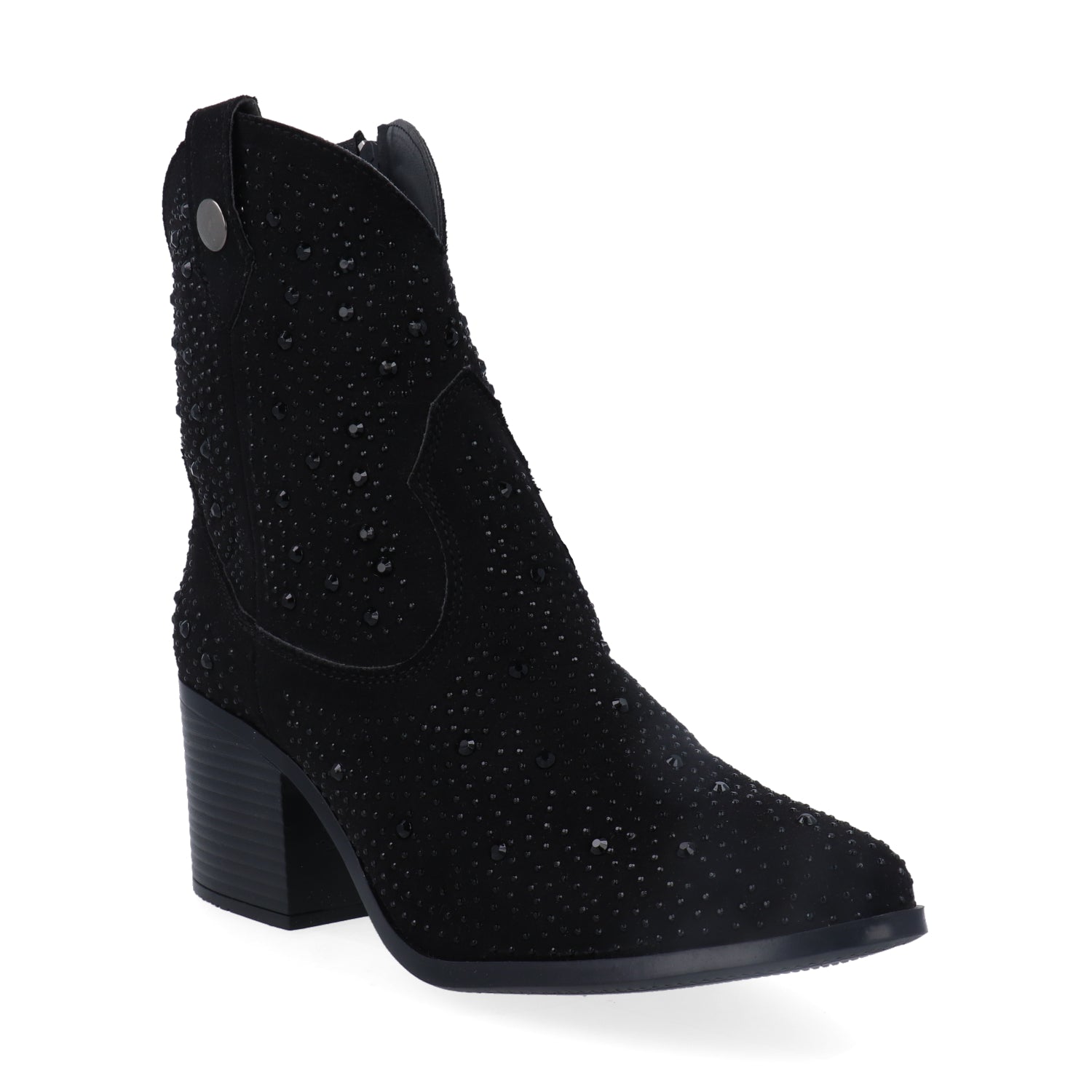 Botin Vaquero Vazza color Negro para Mujer