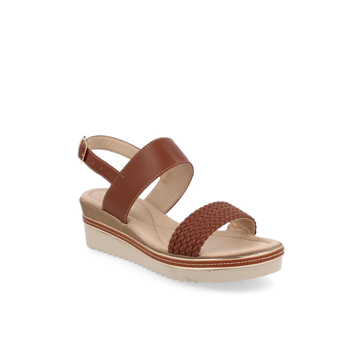 Sandalia Casual Gilardi color Tan para Mujer