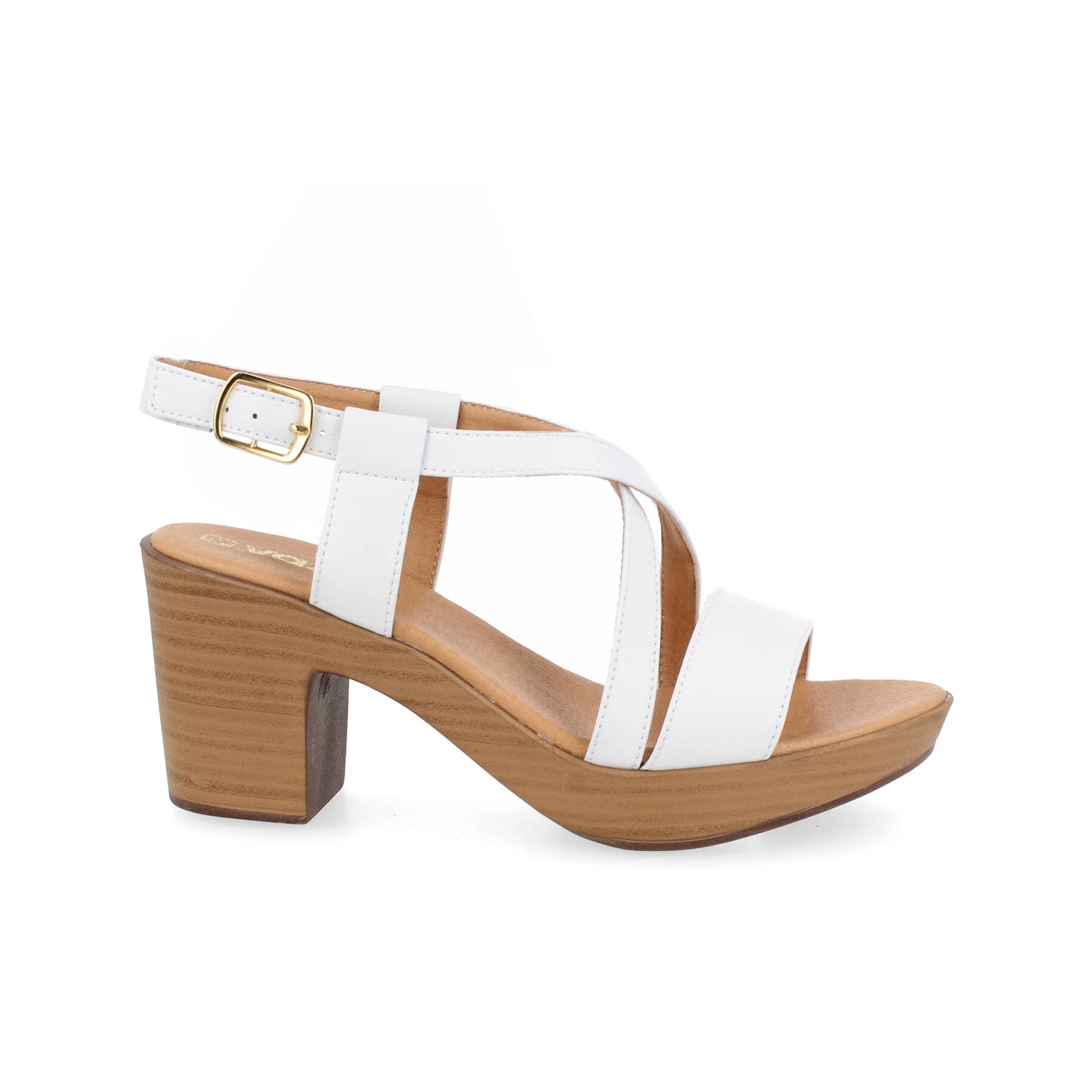 Sandalia Casual Gilardi color Blanco para Mujer