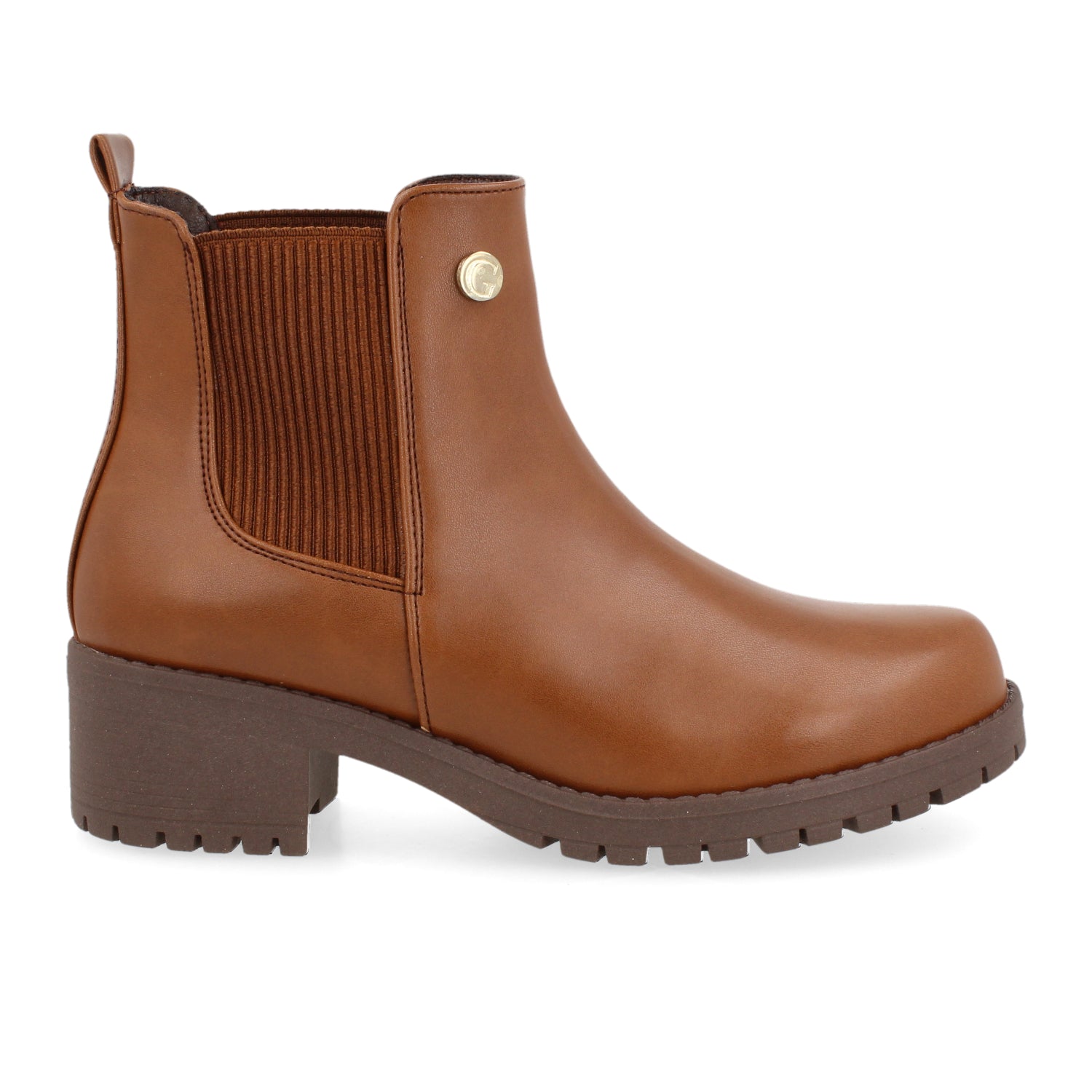 Botin Casual Vazza color Cafe para Mujer