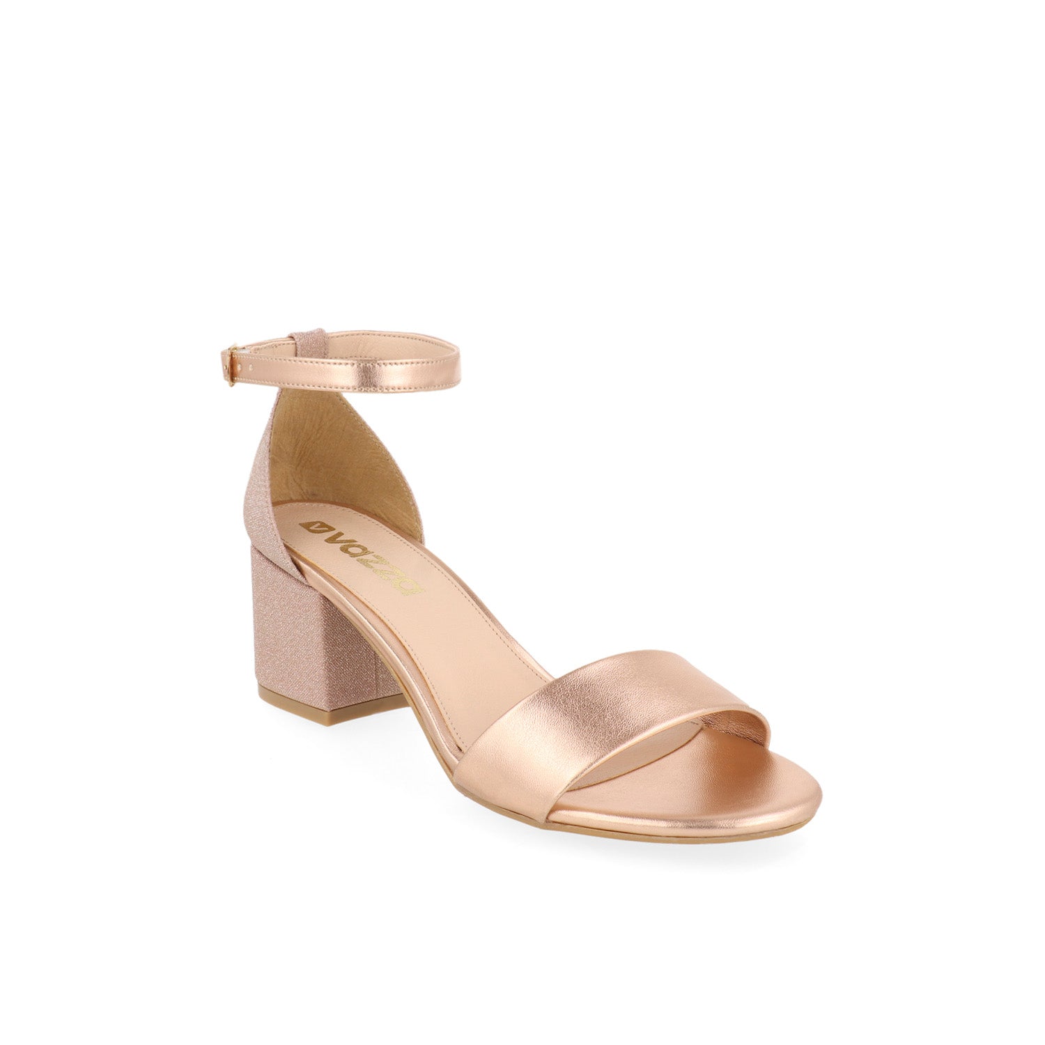 Sandalia Casual Vazza color Oro para Mujer