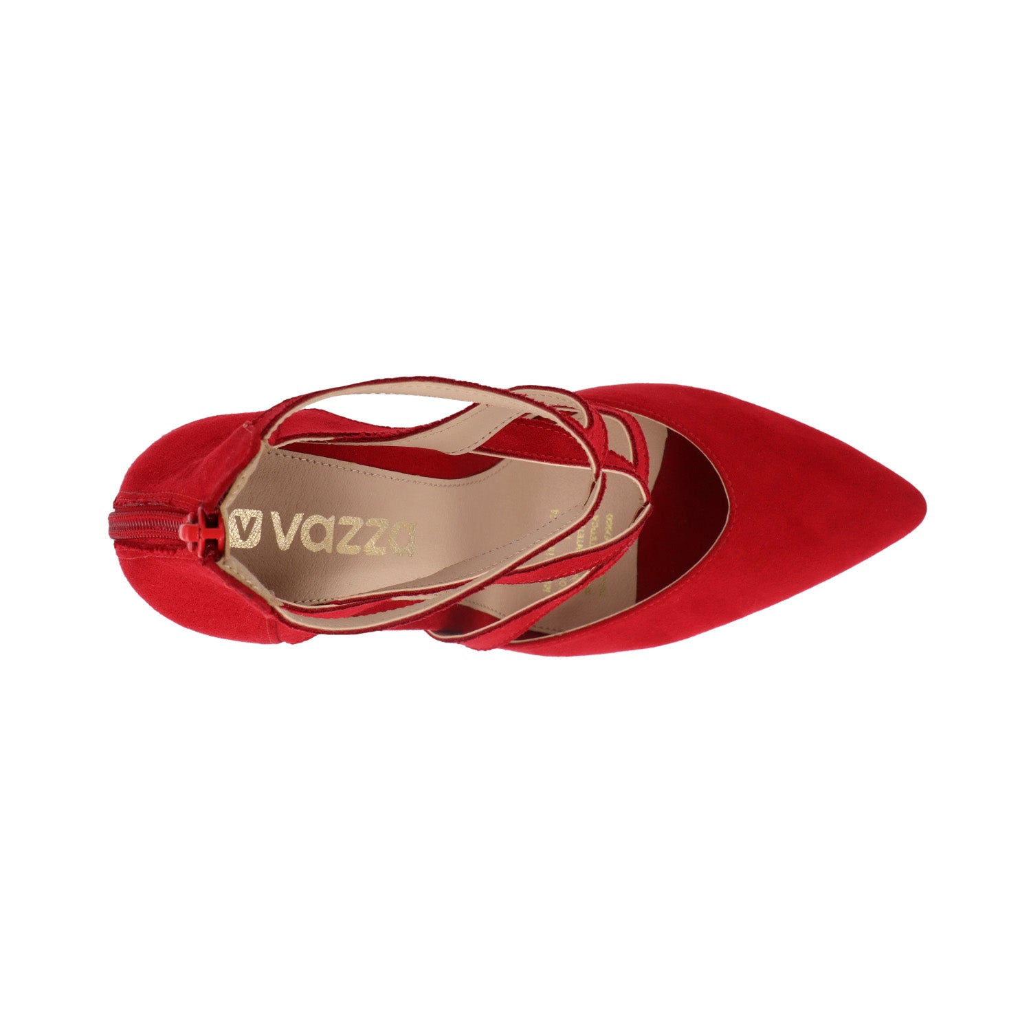 Zapatilla de Vestir Vazza color Rojo para Mujer