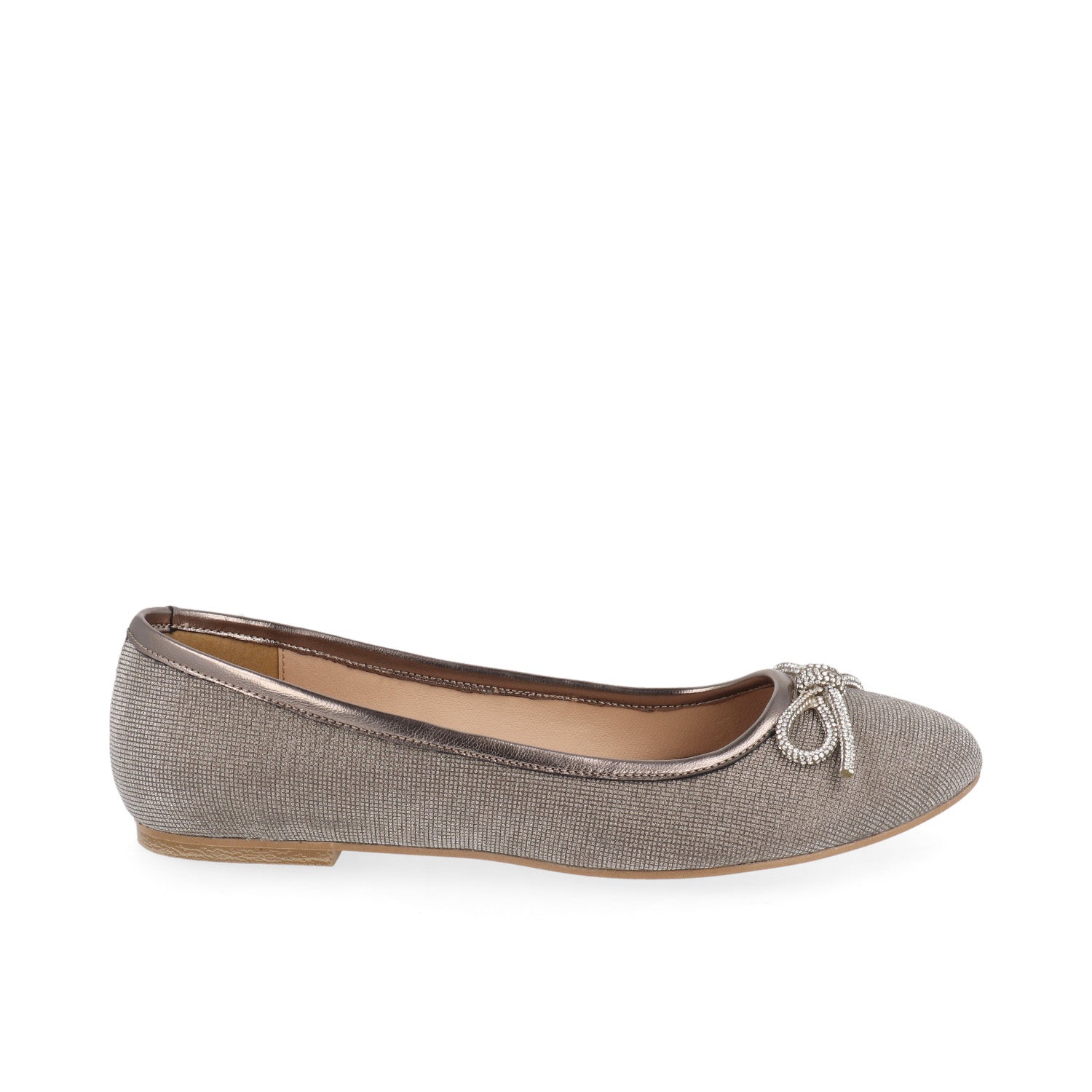 Ballerina de Vestir Vazza color Gris para Mujer