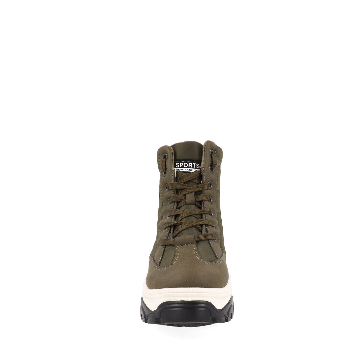 Bota Estilo Industrial Vazza color Verde para Mujer