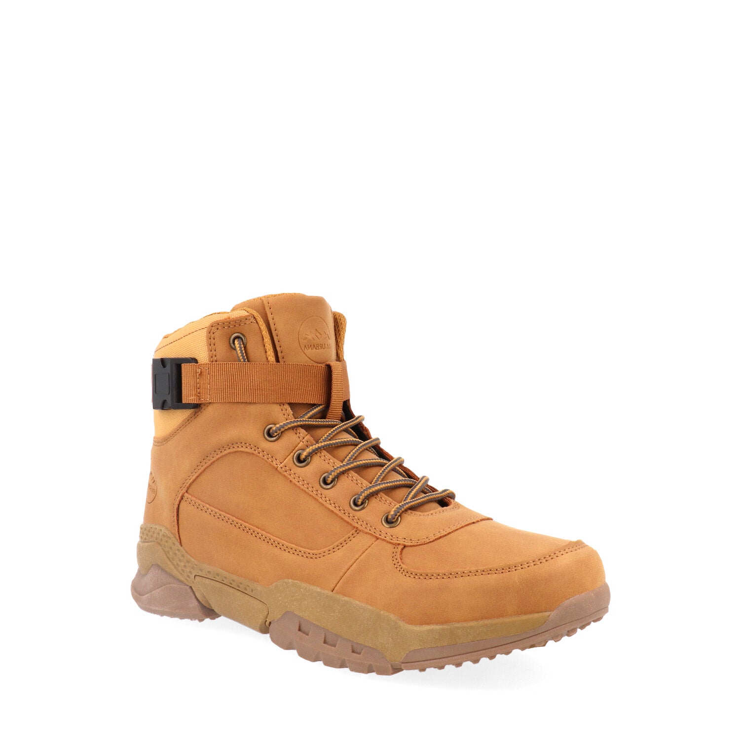 Bota Estilo Industrial Vazza color Camel para Hombre