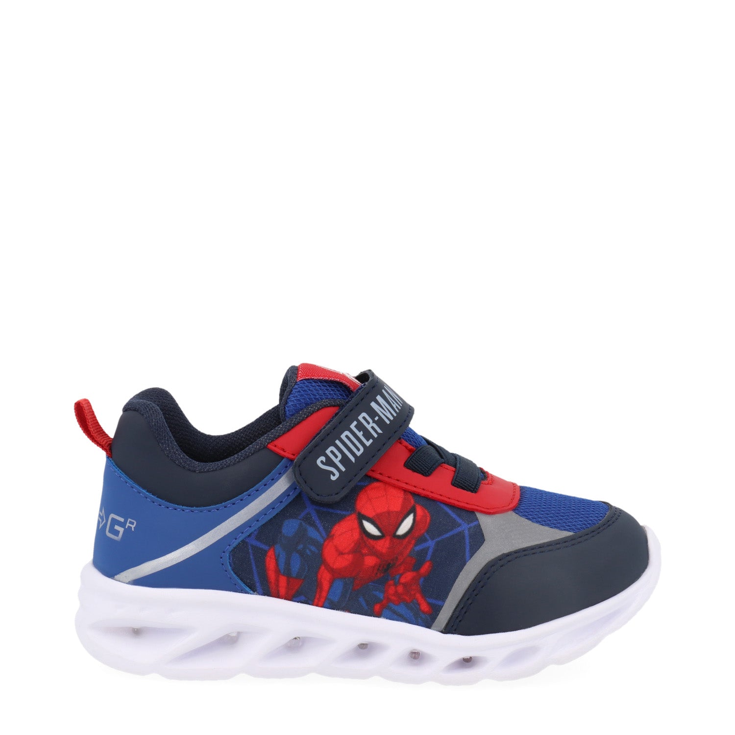 Tenis Estilo Urbano Vazza color Azul  Spider-Man para Niño