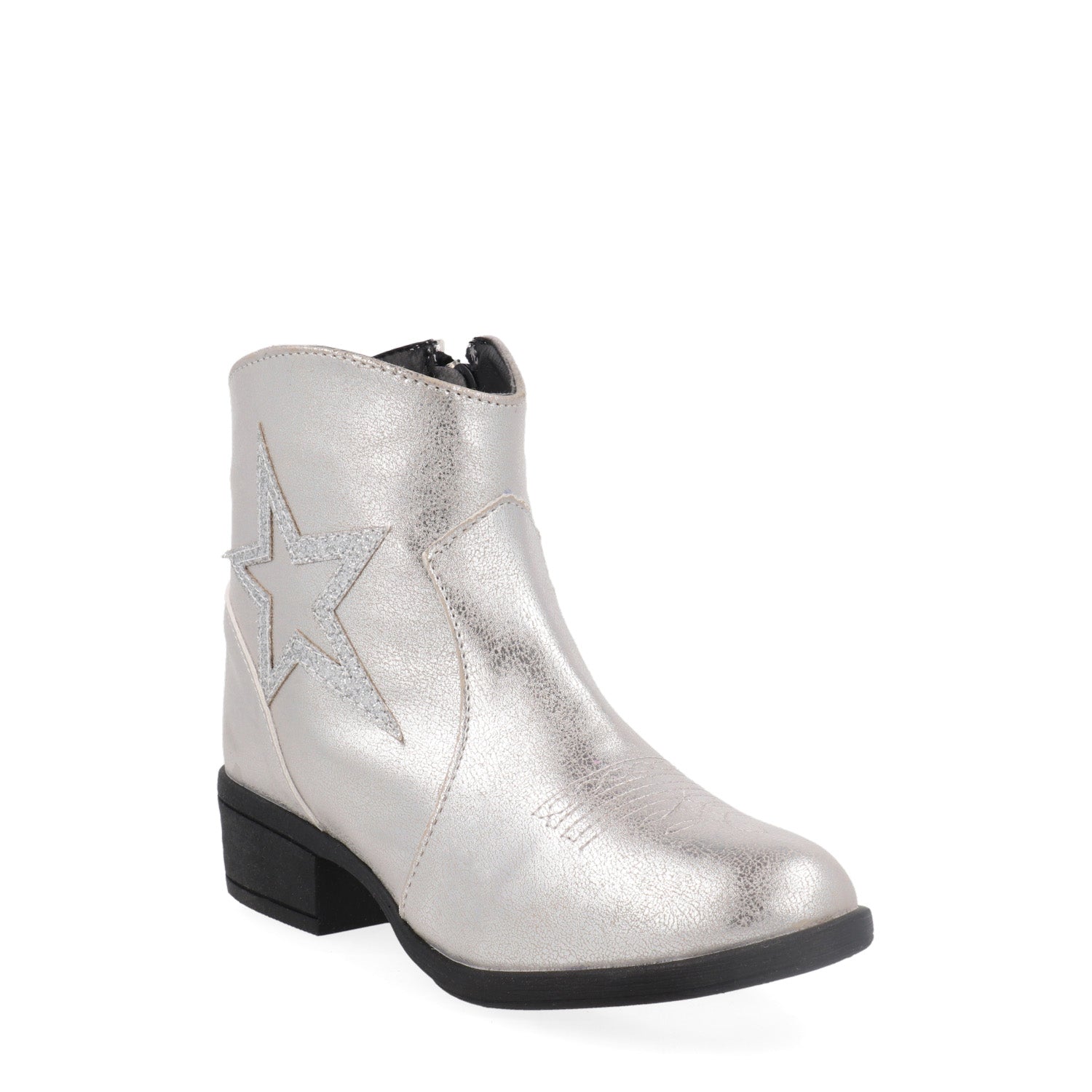 Botin Vaquero Vazza color Plata para Niña