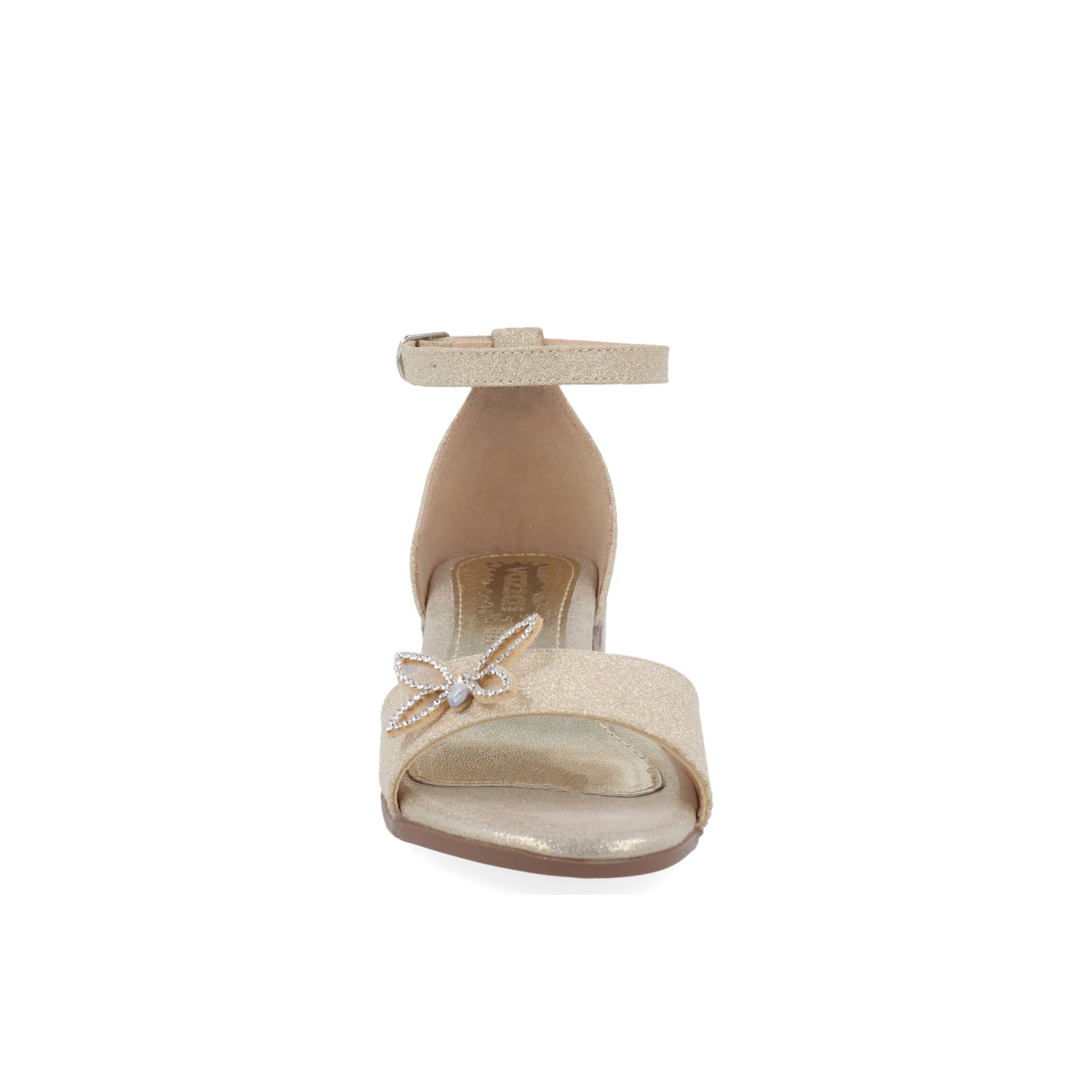 Zapatilla Casual Vazza color Dorado para Junior Niña con detalle de mariposa