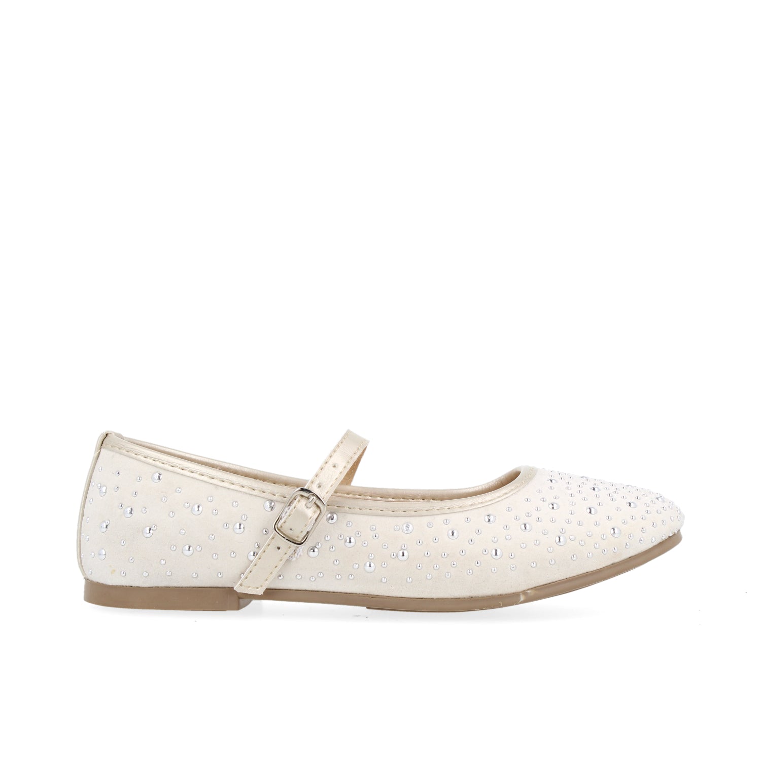 Ballerinas Casual Vazza color Latte para Niña