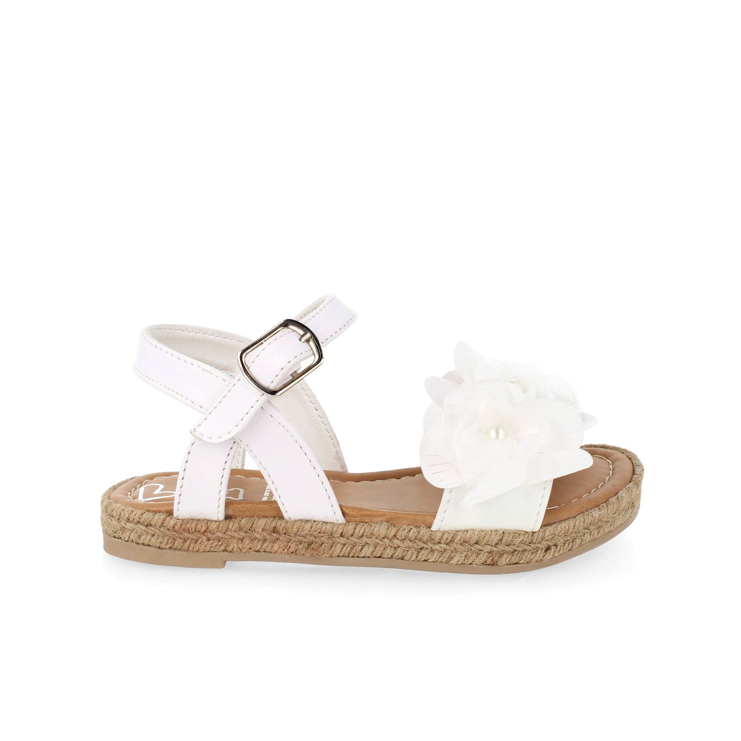 Sandalia Casual Vazza color Blanco para Niña