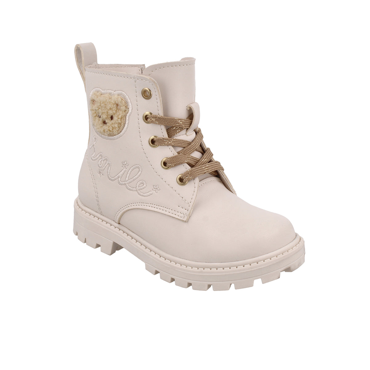 Bota Casual Vazza color Latte para NiÑa