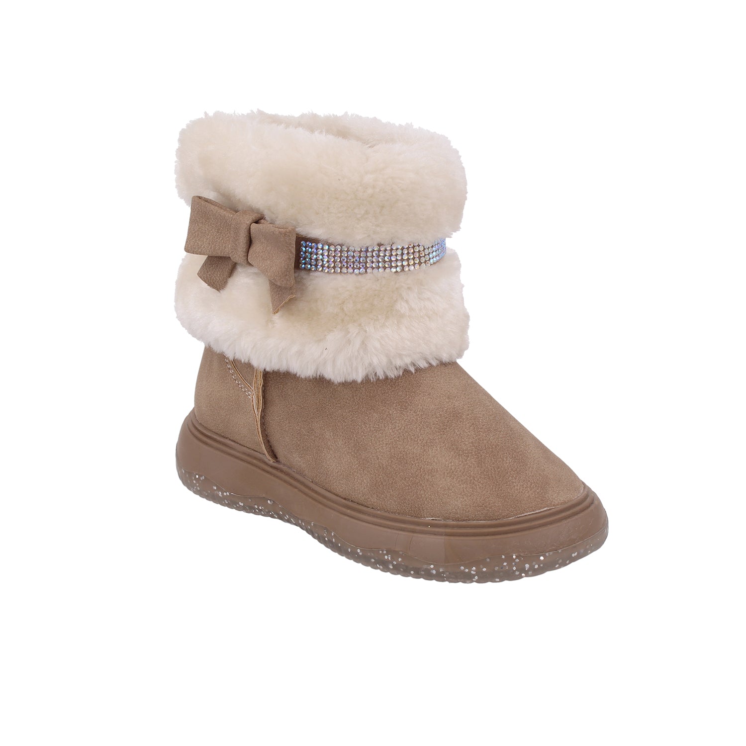 Bota Casual Vazza color Maquillaje para Niña