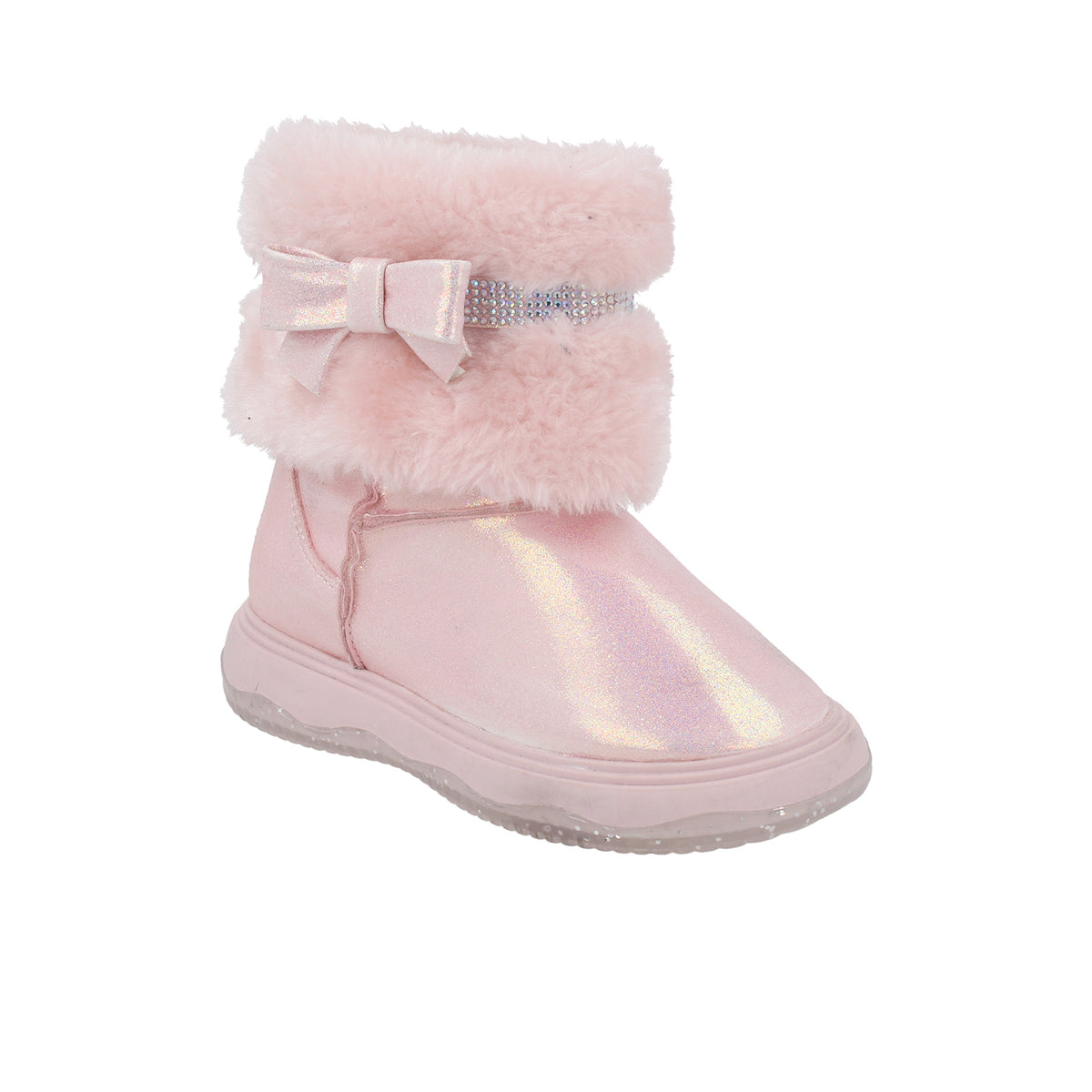Bota Casual Vazza color Rosa para Niña