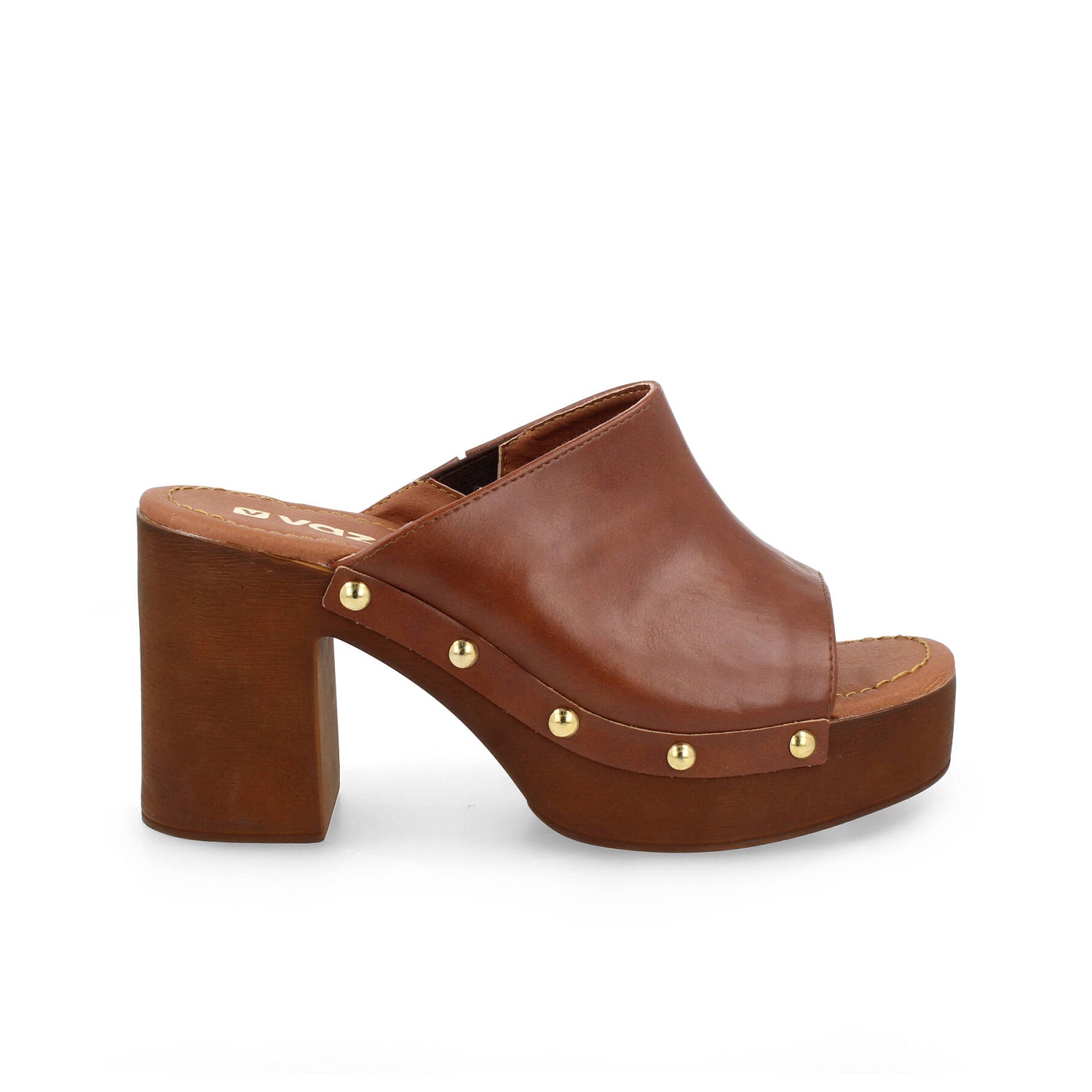 Sandalia Casual Milagros color Cognac para Mujer