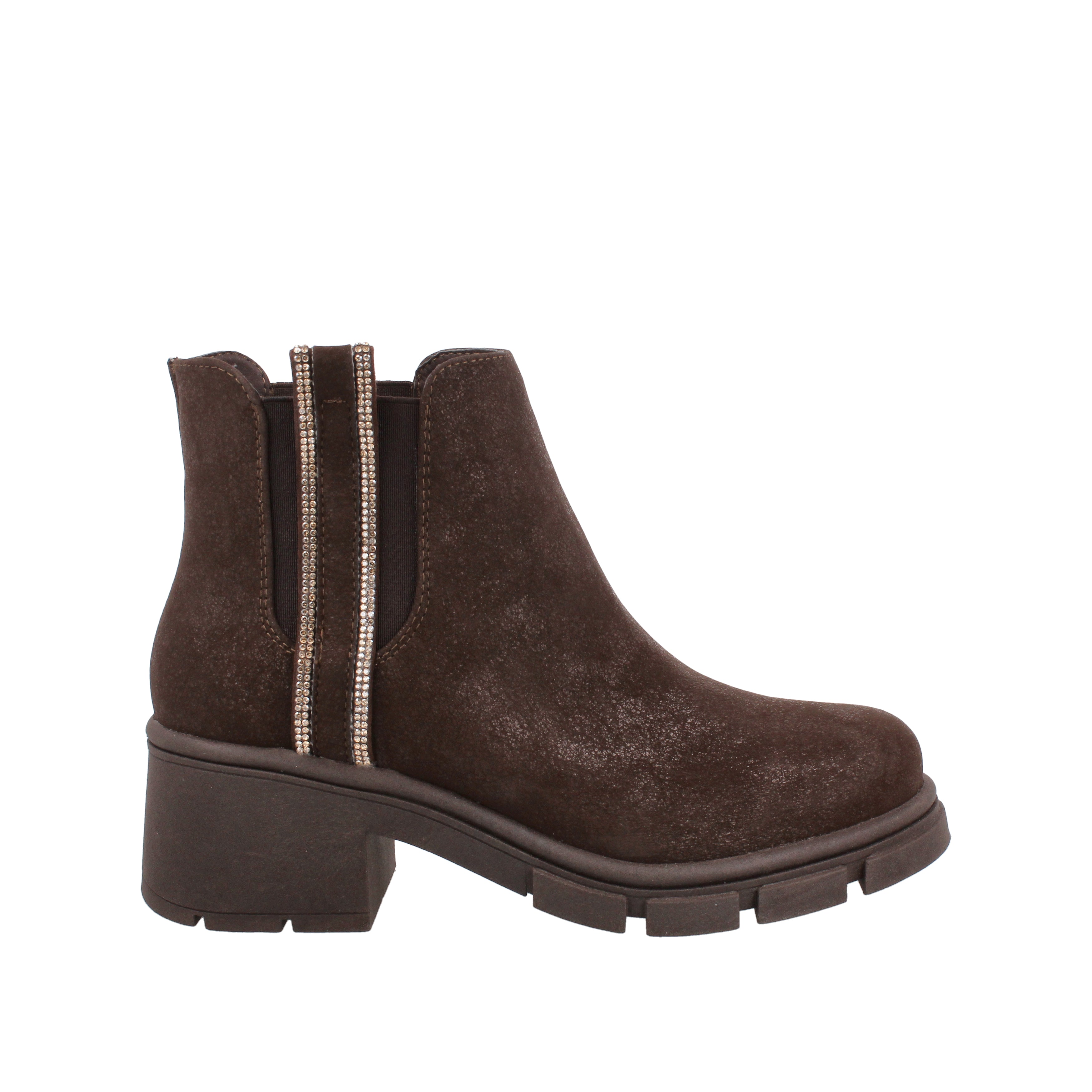 Botin Casual Vazza color Chocolate para Mujer