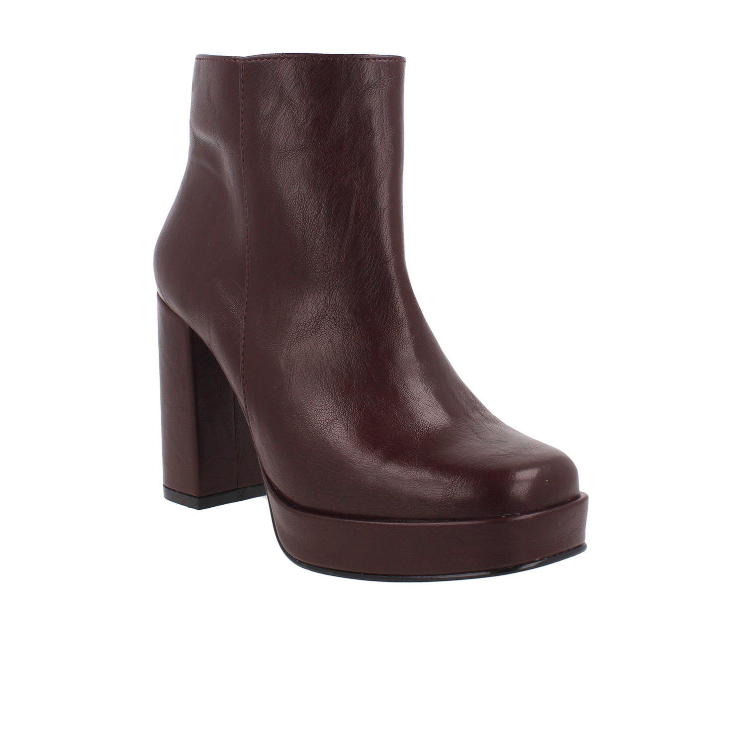 Bota Casual Vazza color Vino para Mujer