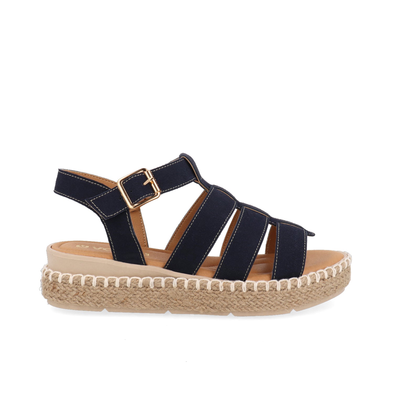 Sandalia Casual Vazza color Azul para Mujer