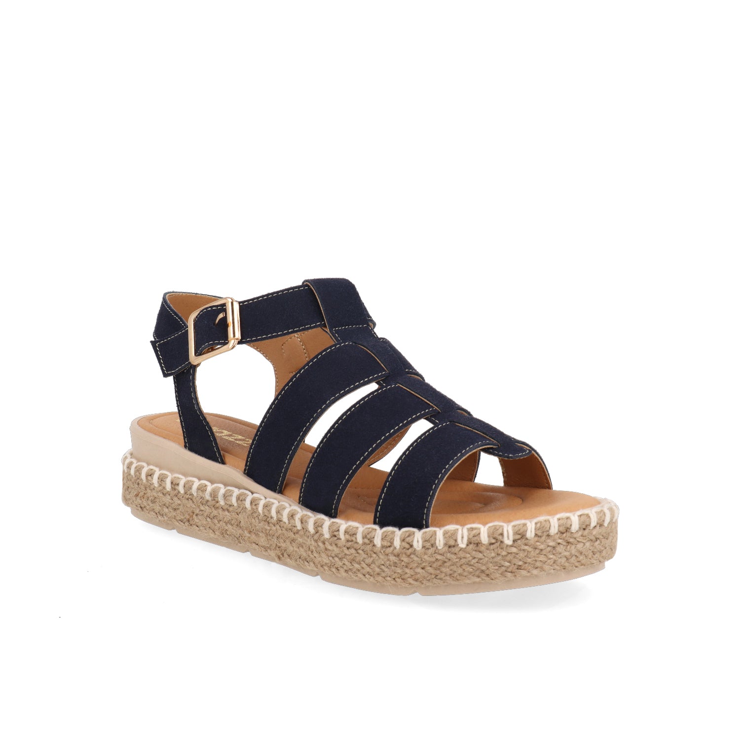 Sandalia Casual Vazza color Azul para Mujer