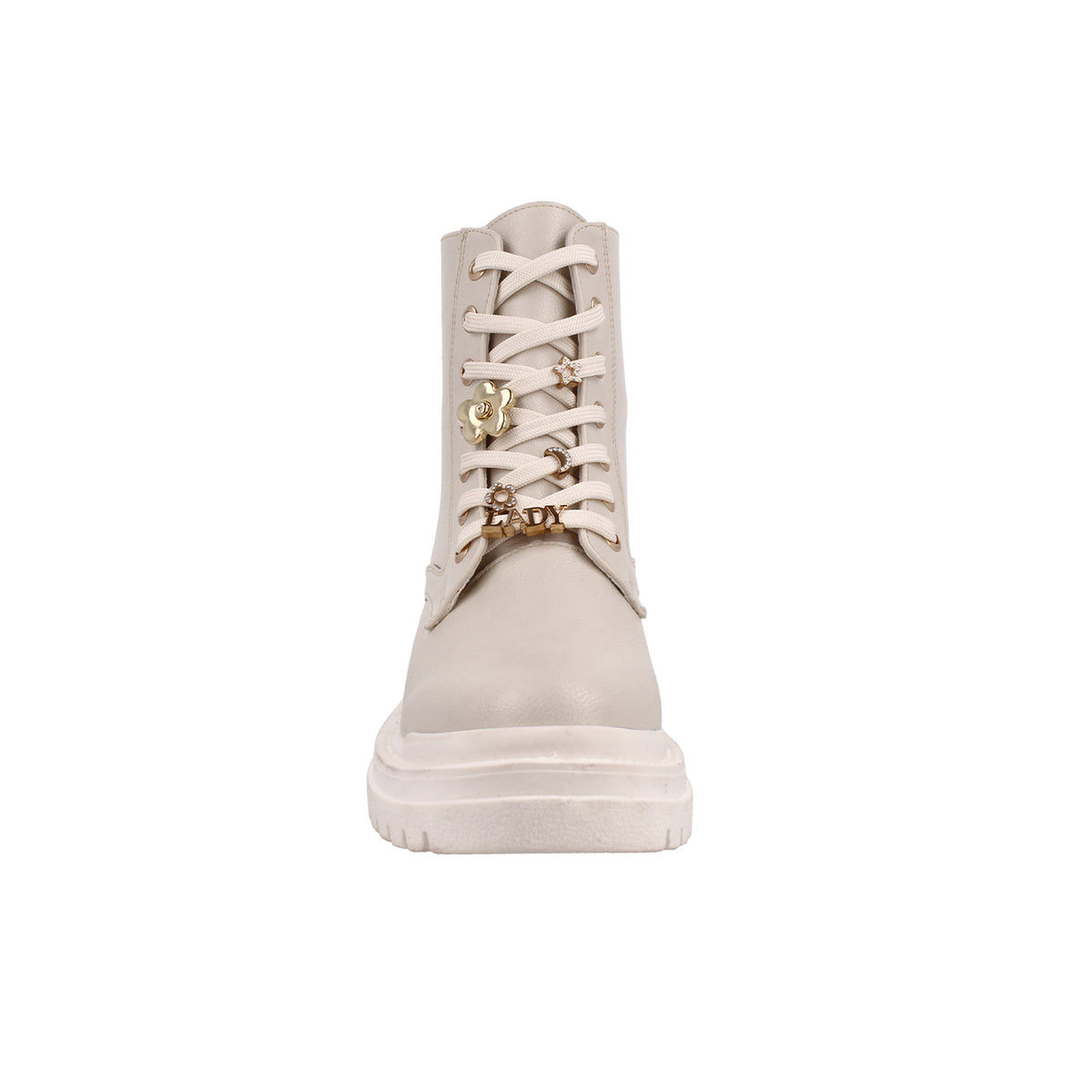 Botin Casual Vazza color Latte para Mujer
