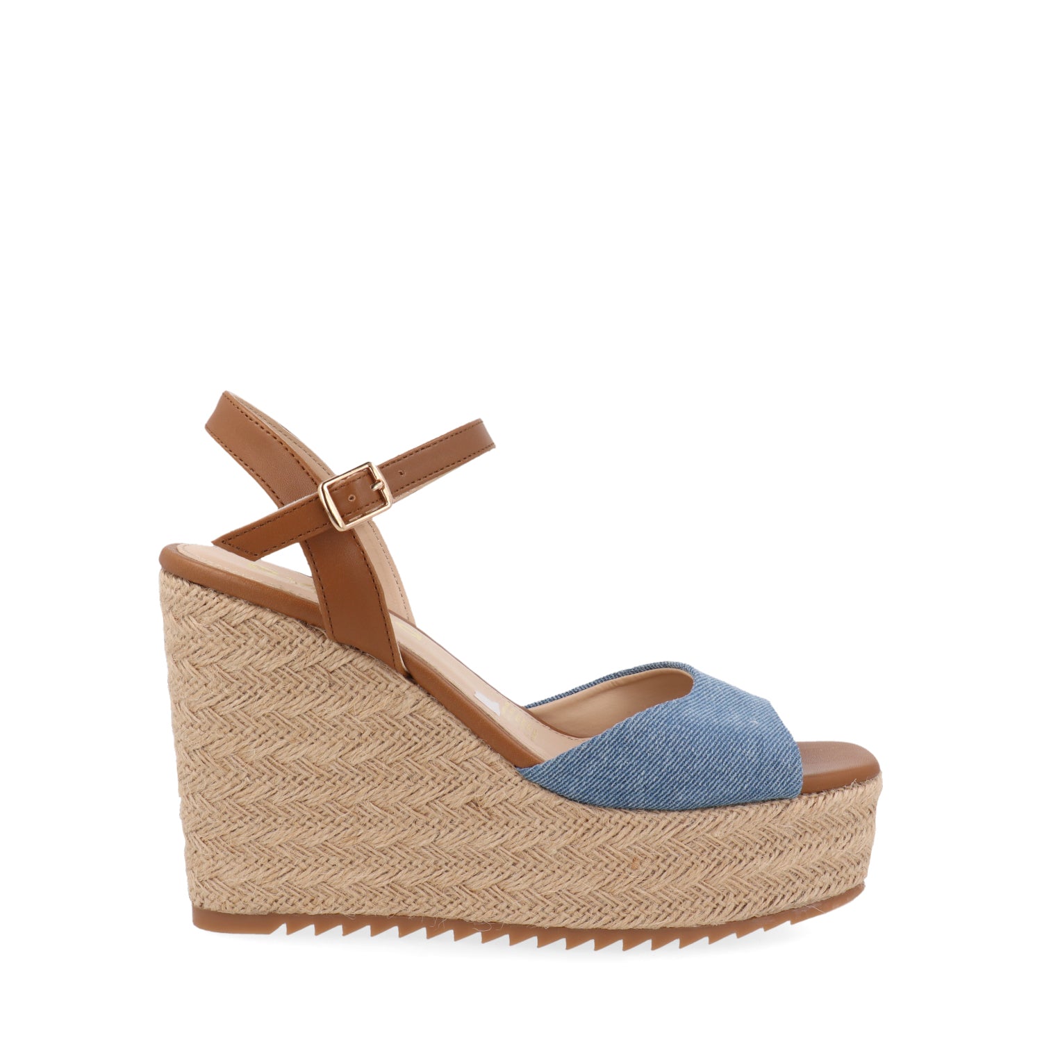 Sandalia Casual Vazza color Azul para Mujer