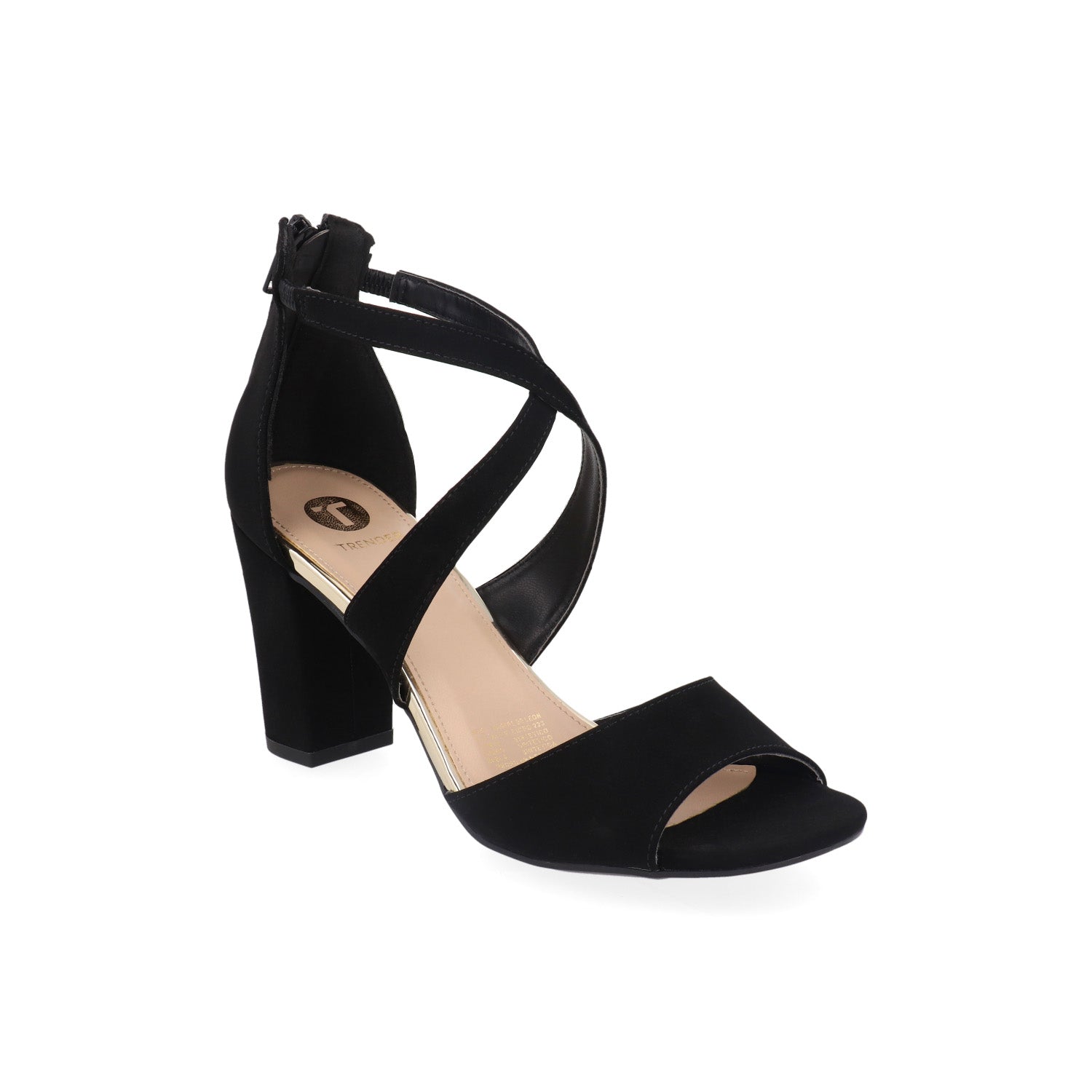 Sandalia de Vestir Vazza color Negro para Mujer