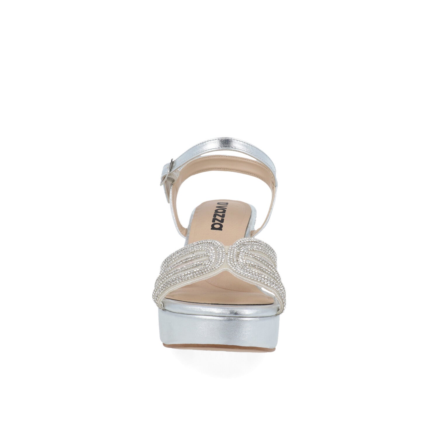 Zapatilla de Fiesta Vazza color Plata para Mujer