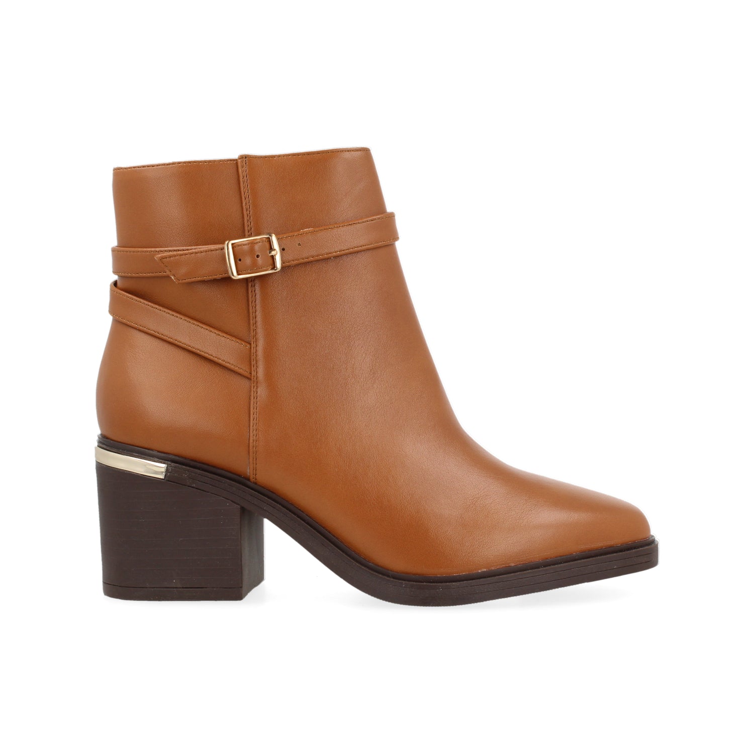 Botin Casual Vazza color Camel para Mujer