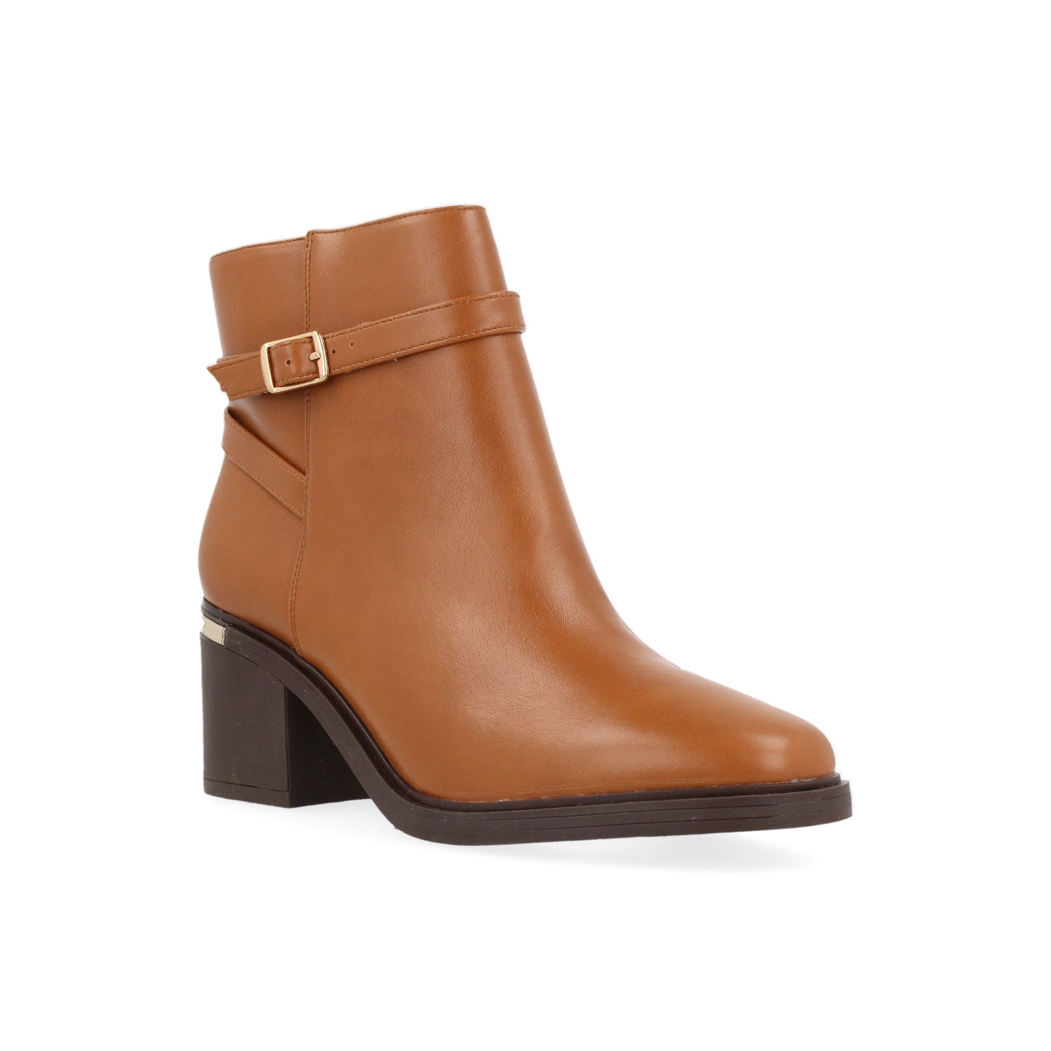 Botin Casual Vazza color Camel para Mujer