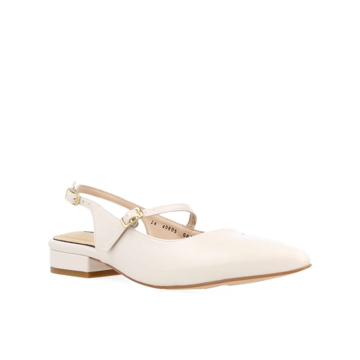 Ballerina Casual Vazza color Latte para Mujer