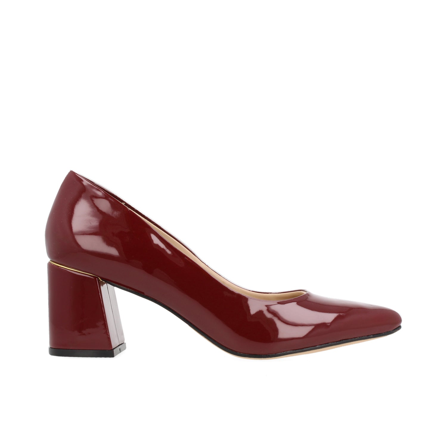 Zapatilla De Vestir Vazza color Vino para Mujer