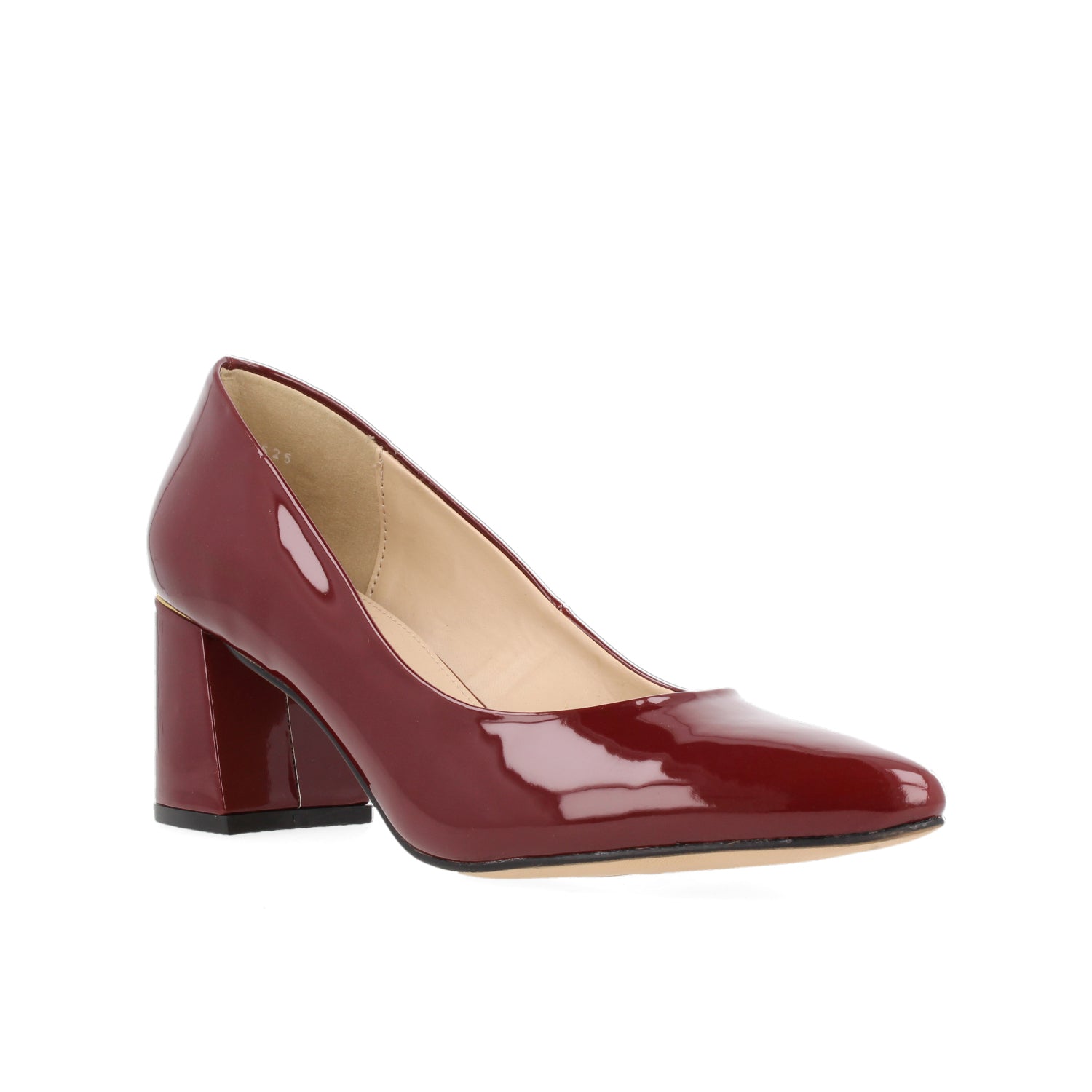 Zapatilla De Vestir Vazza color Vino para Mujer