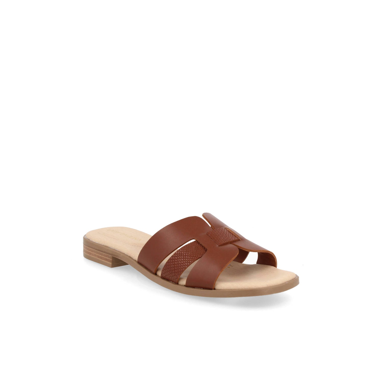 Sandalia Casual Vazza color Cognac para Mujer