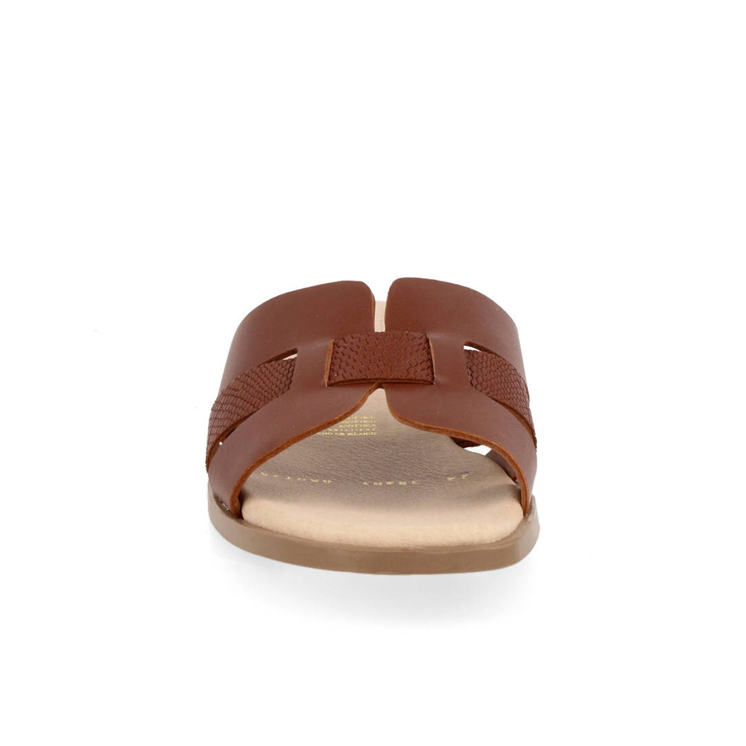 Sandalia Casual Vazza color Cognac para Mujer