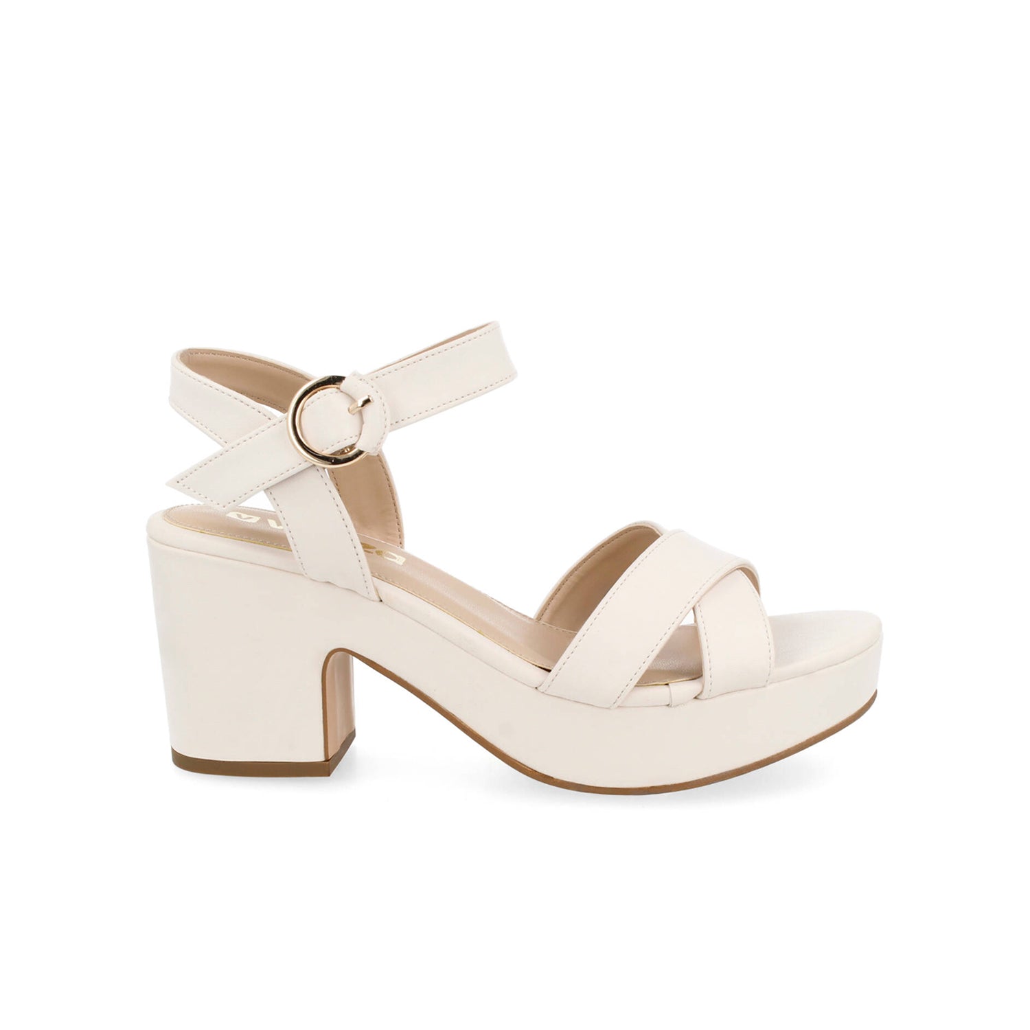 Zapatilla de Vestir Vazza color Latte para Mujer