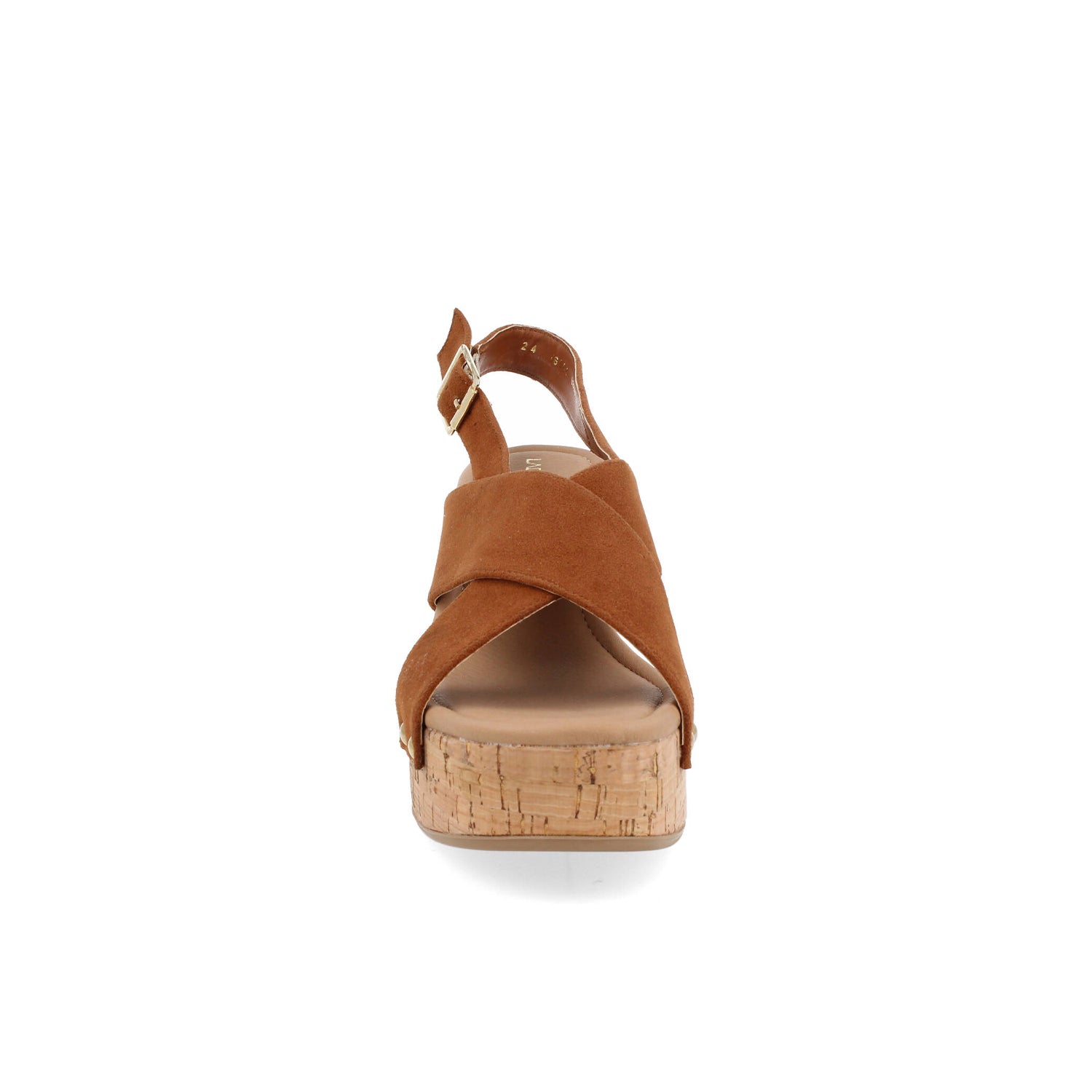 Sandalia Casual Vazza color Cognac para Mujer