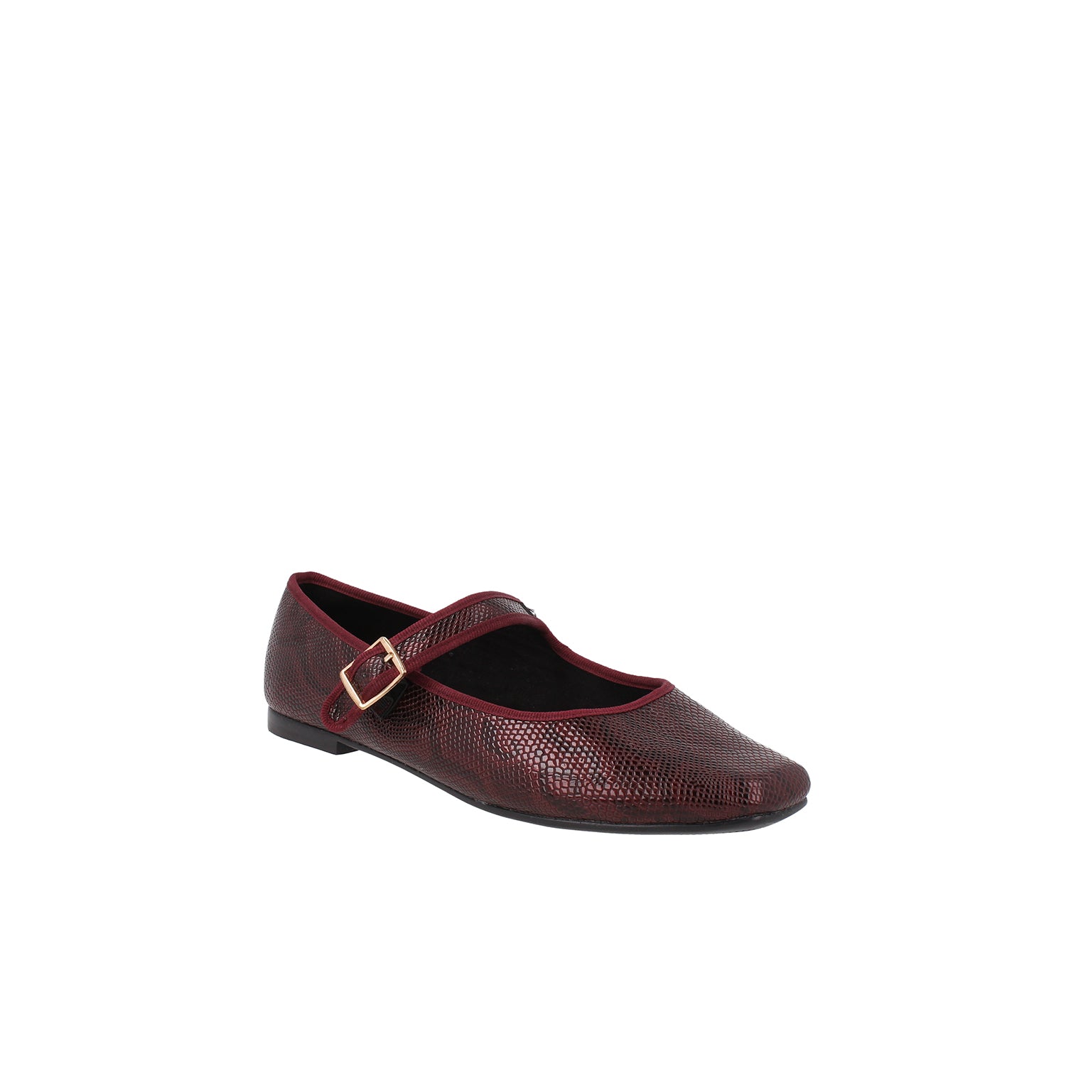 Ballerina Casual Lady Paulina color Vino para Mujer