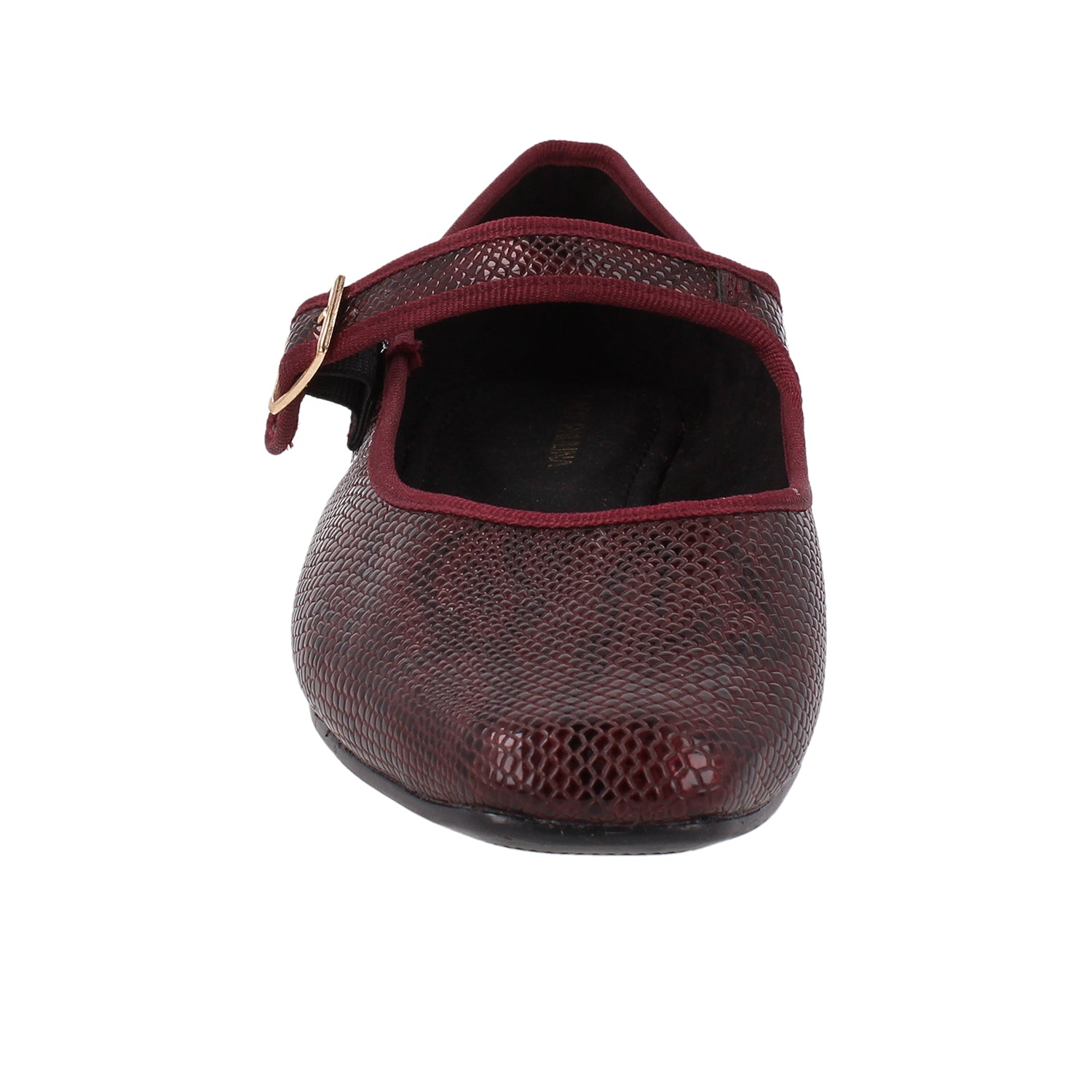 Ballerina Casual Lady Paulina color Vino para Mujer