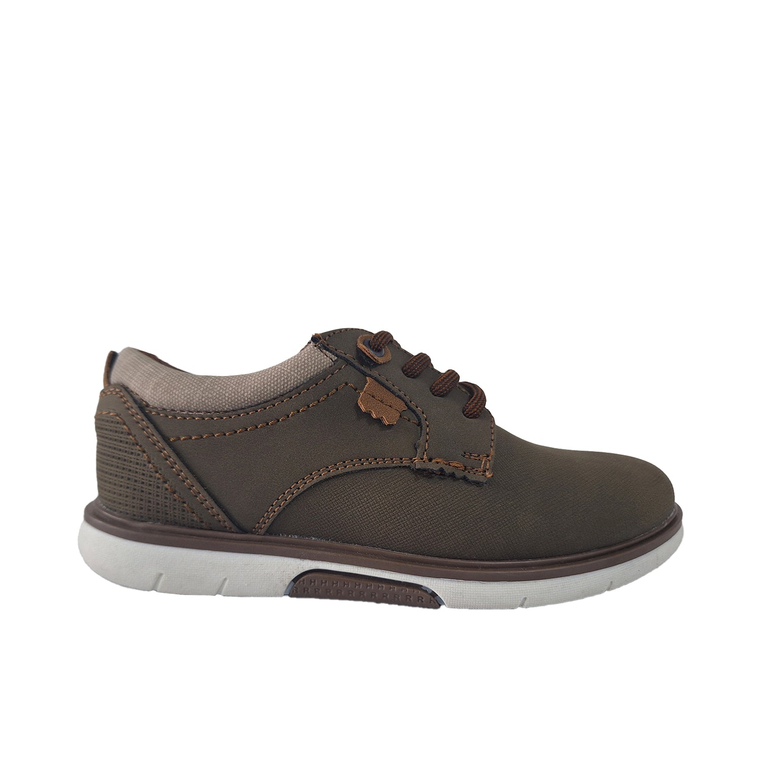 Zapato Casual Vazza color Olivo para Niño
