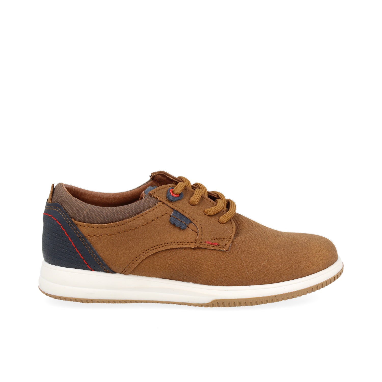 Zapato Casual Vazza color Camel para Niño