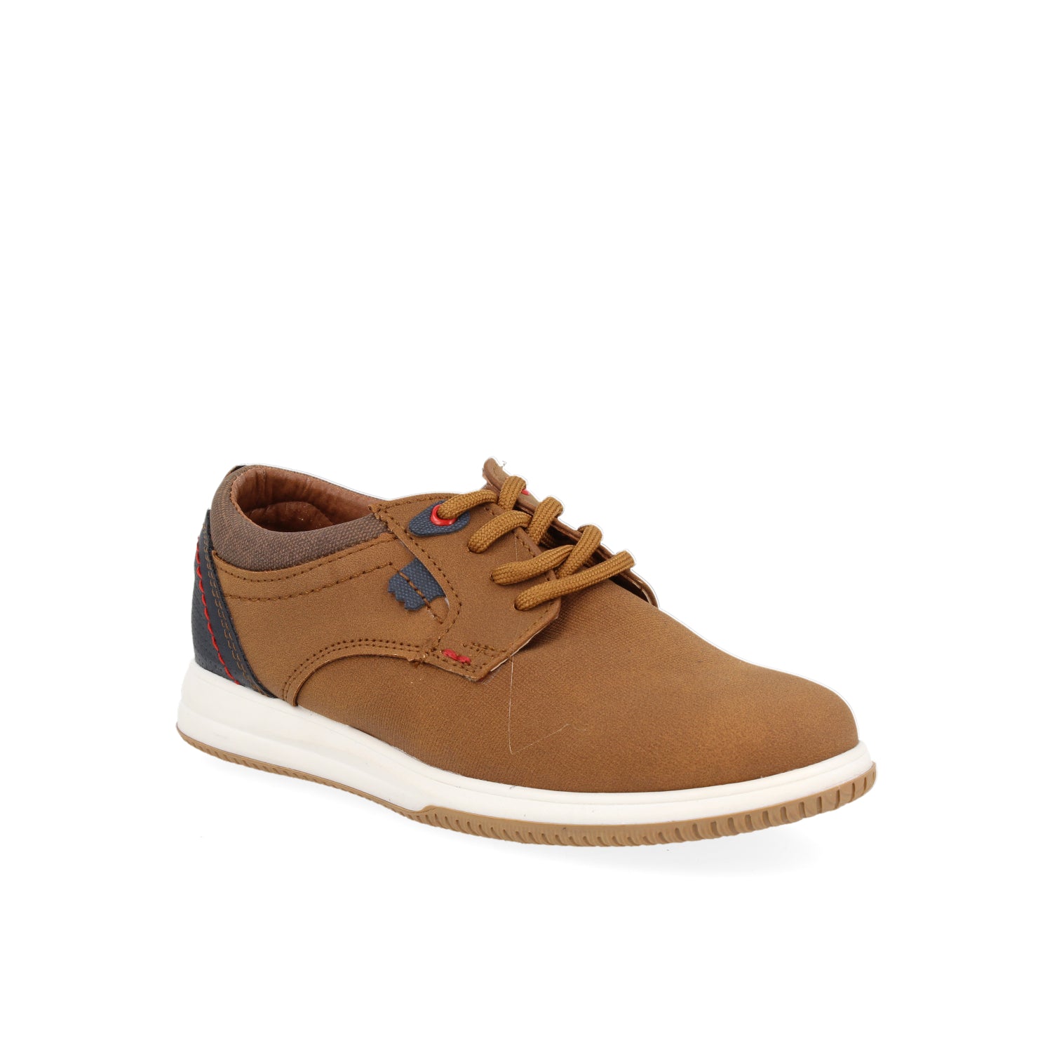 Zapato Casual Vazza color Camel para Niño