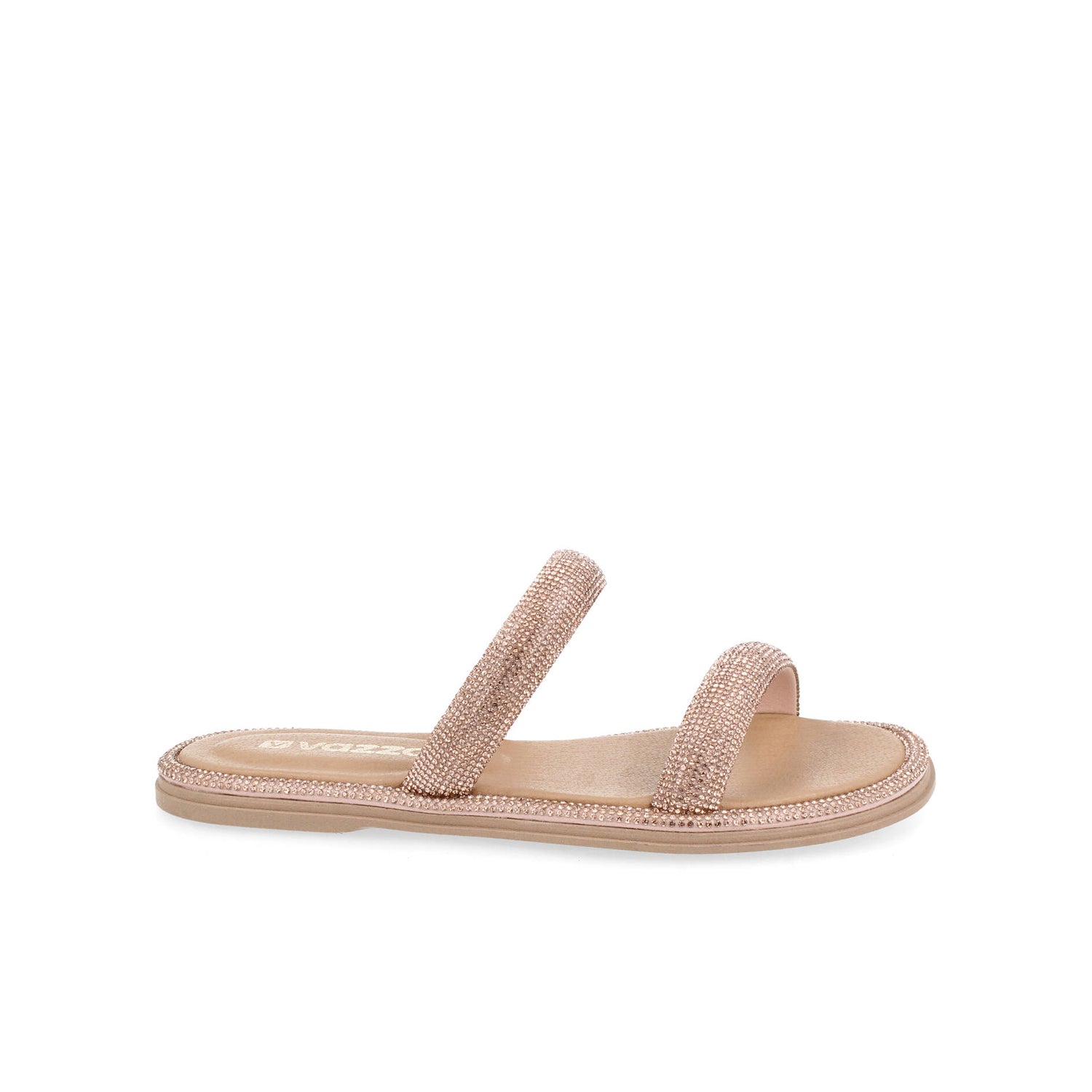 Sandalia Casual Vazza color Oro para Mujer