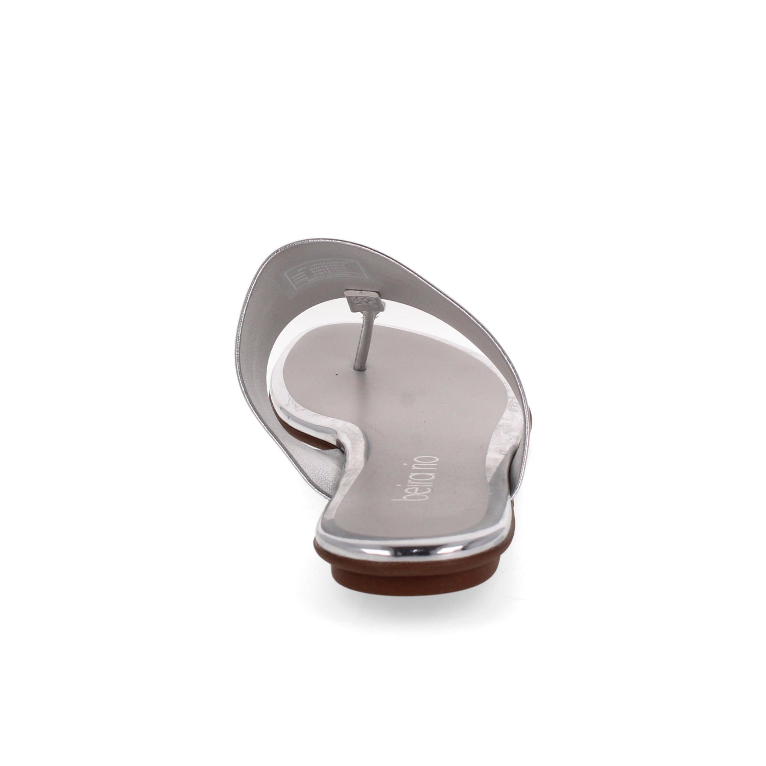 Sandalia Casual Vazza color Plateado para Mujer
