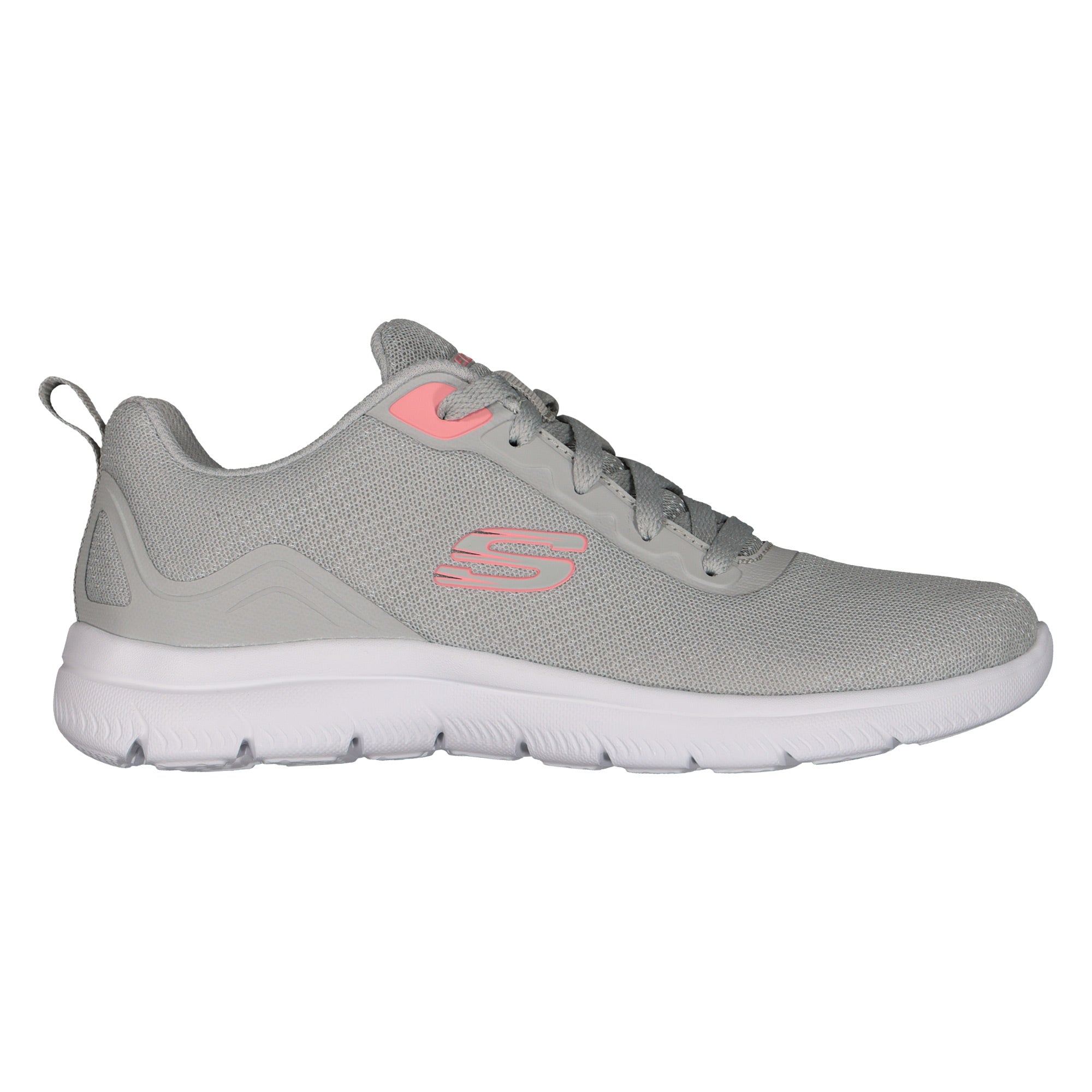 Tenis Atletico Skechers color Gris para Mujer