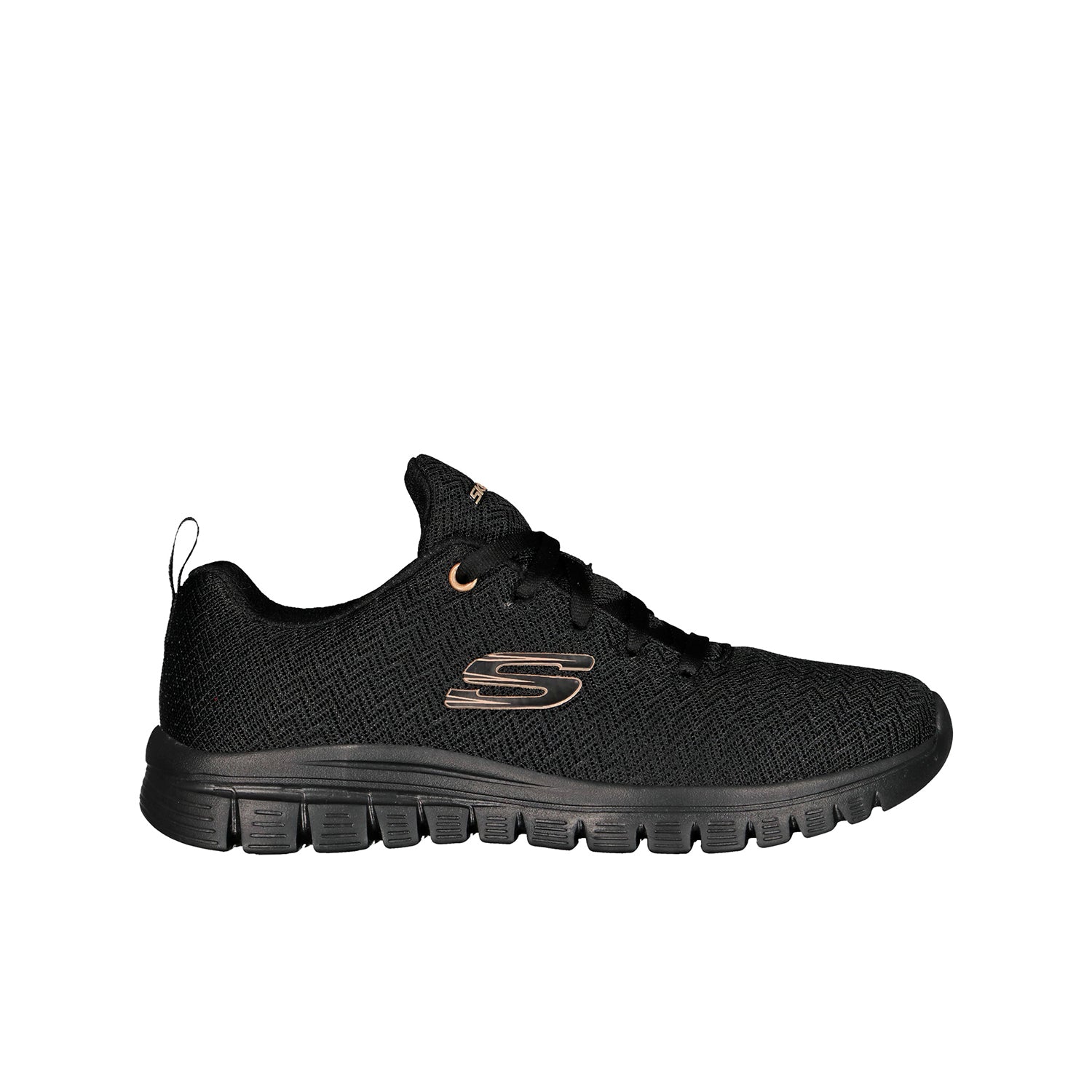 Tenis Atletico Skechers color Negro para Mujer