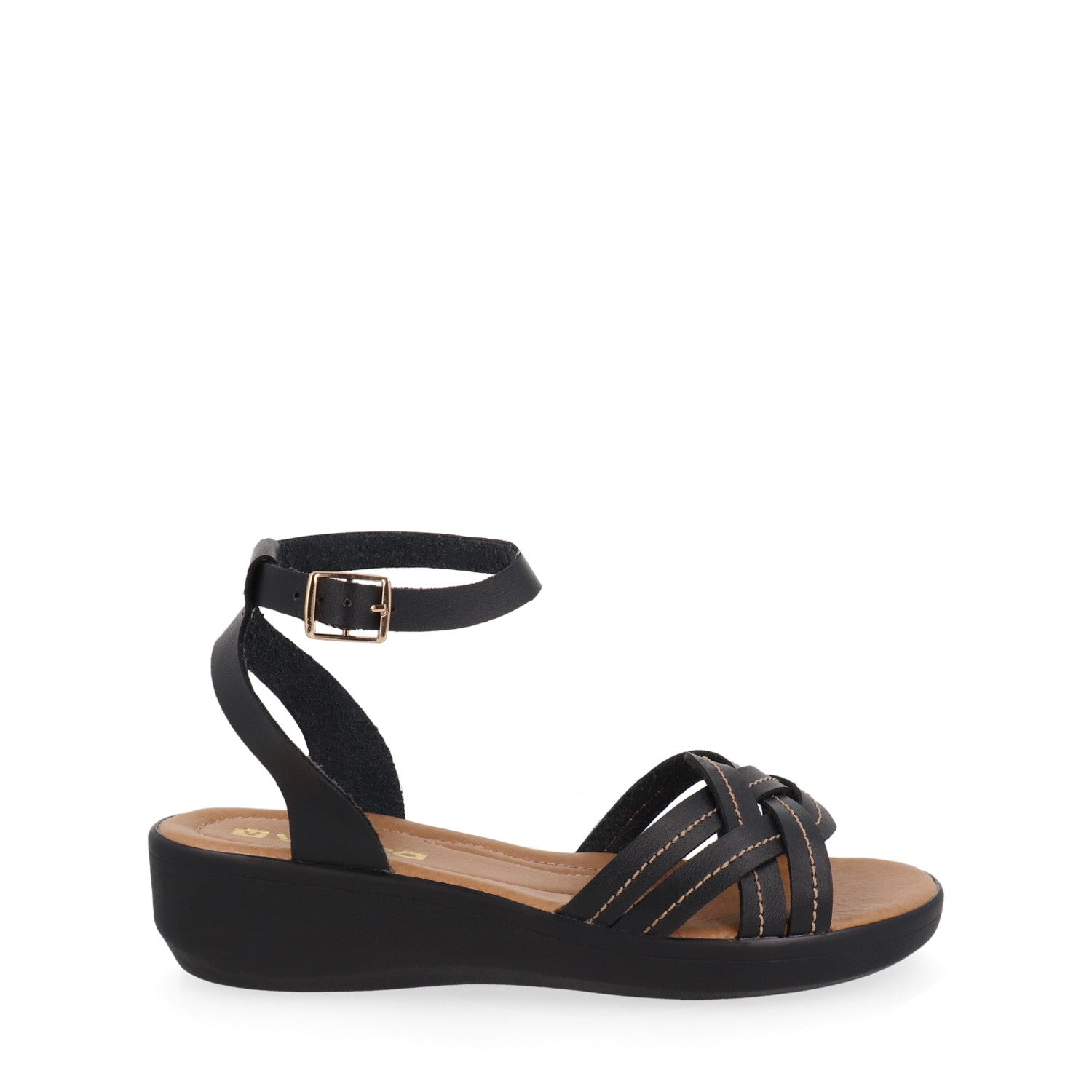 Sandalia Confort Vazza color Negro para Mujer