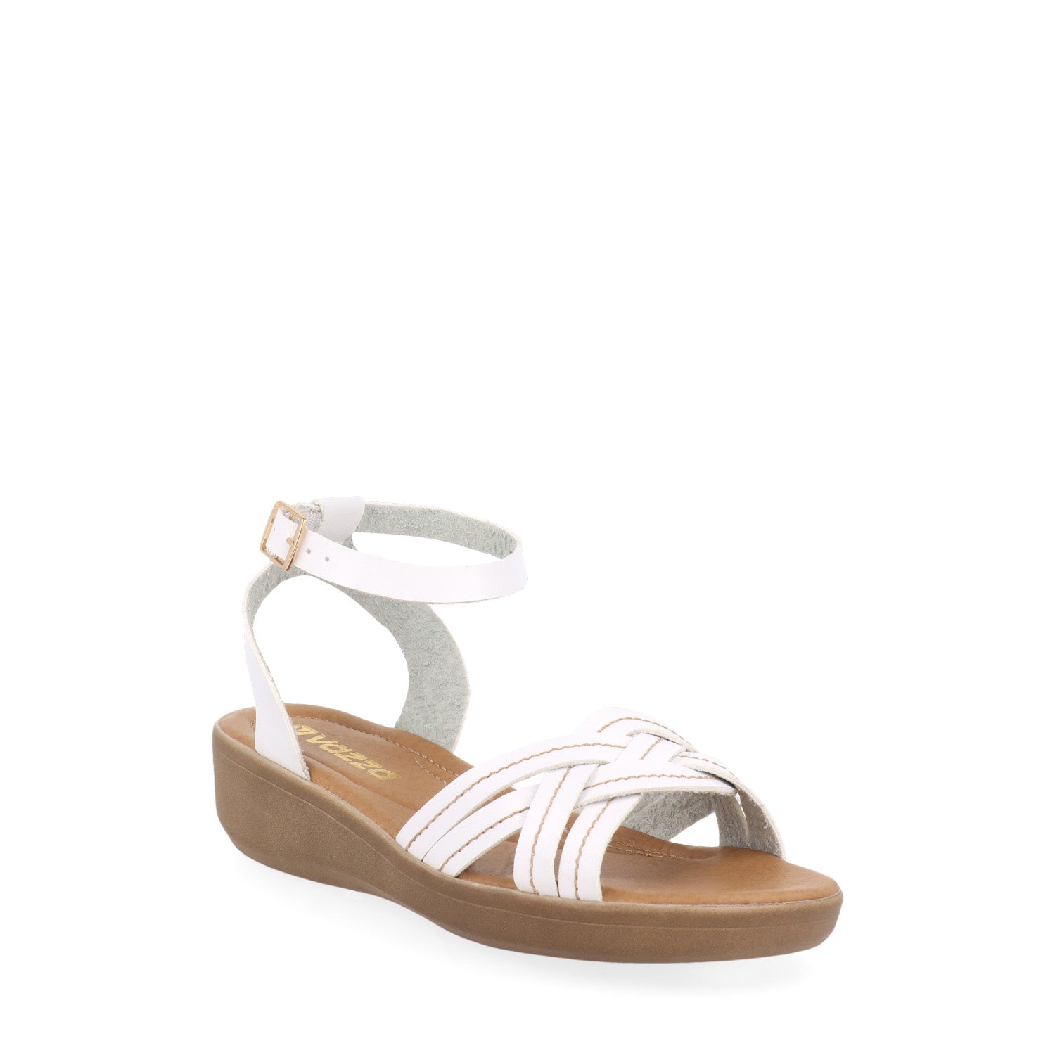 Sandalia Confort Vazza color Blanco para Mujer