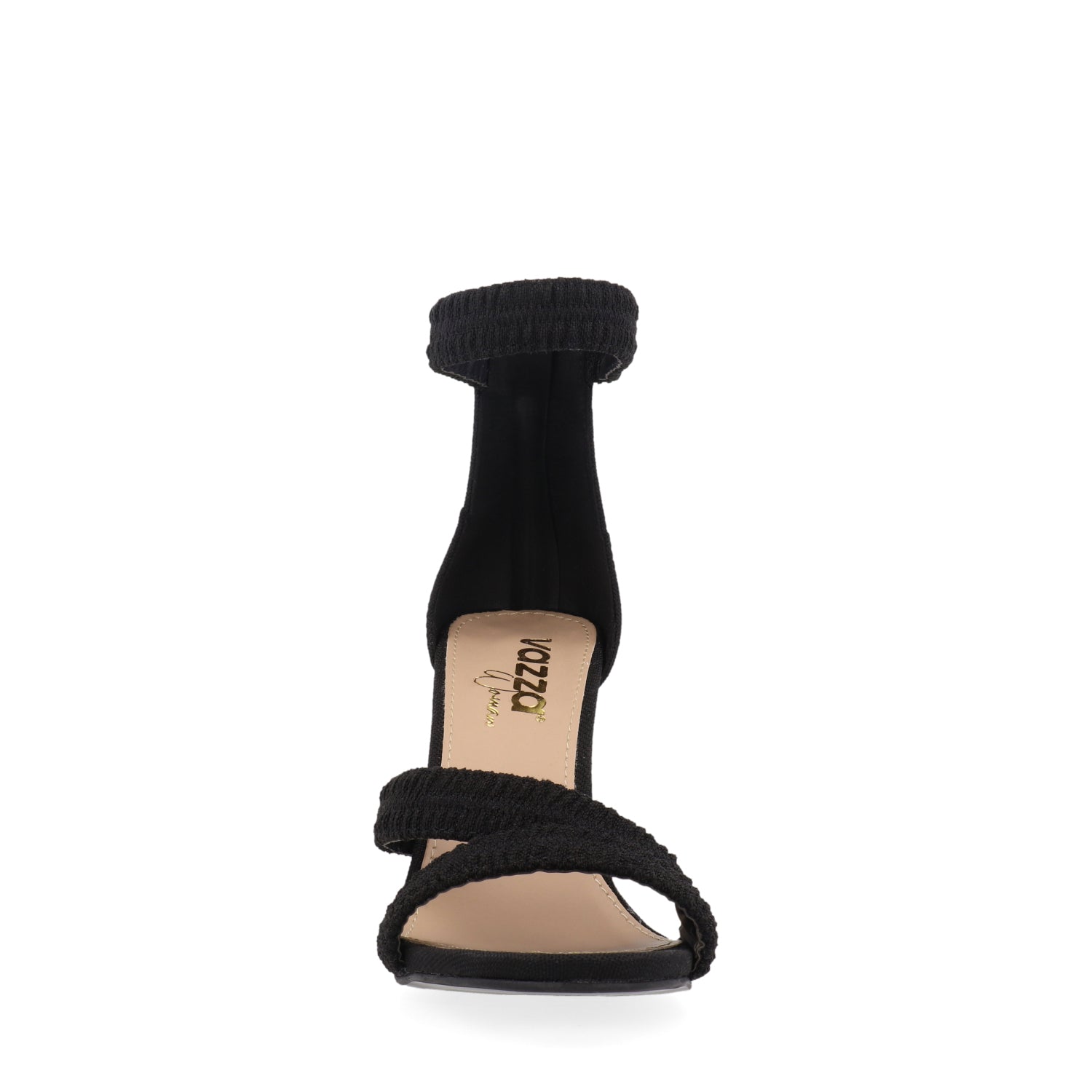 Sandalia de TacÃ³n Vazza color Negro para Mujer